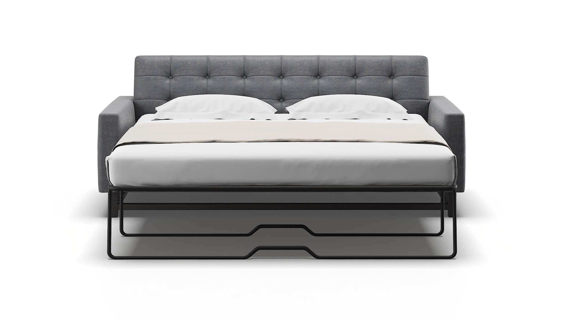 Madrid Keylargo Graphite Sofa Sleeper Espresso legs 1