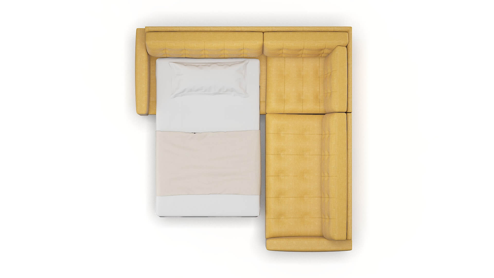 Madrid Keylargo Honey Sectional Sleeper Espresso legs 3