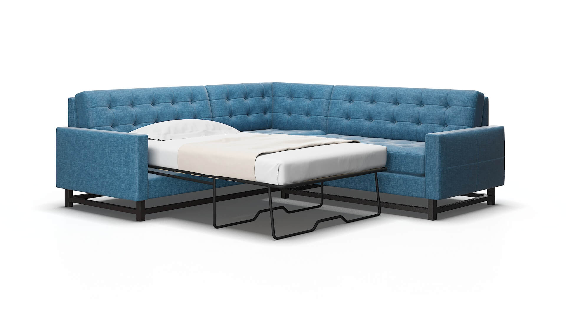 Madrid Keylargo ocean Sectional sleeper Espresso Legs  2
