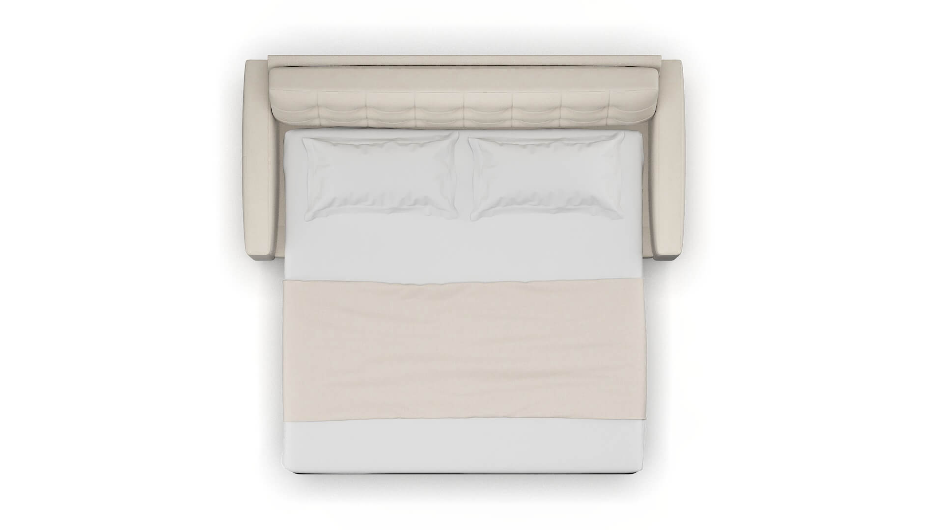 Madrid Malibu Linen Sofa Sleeper Espresso legs 3