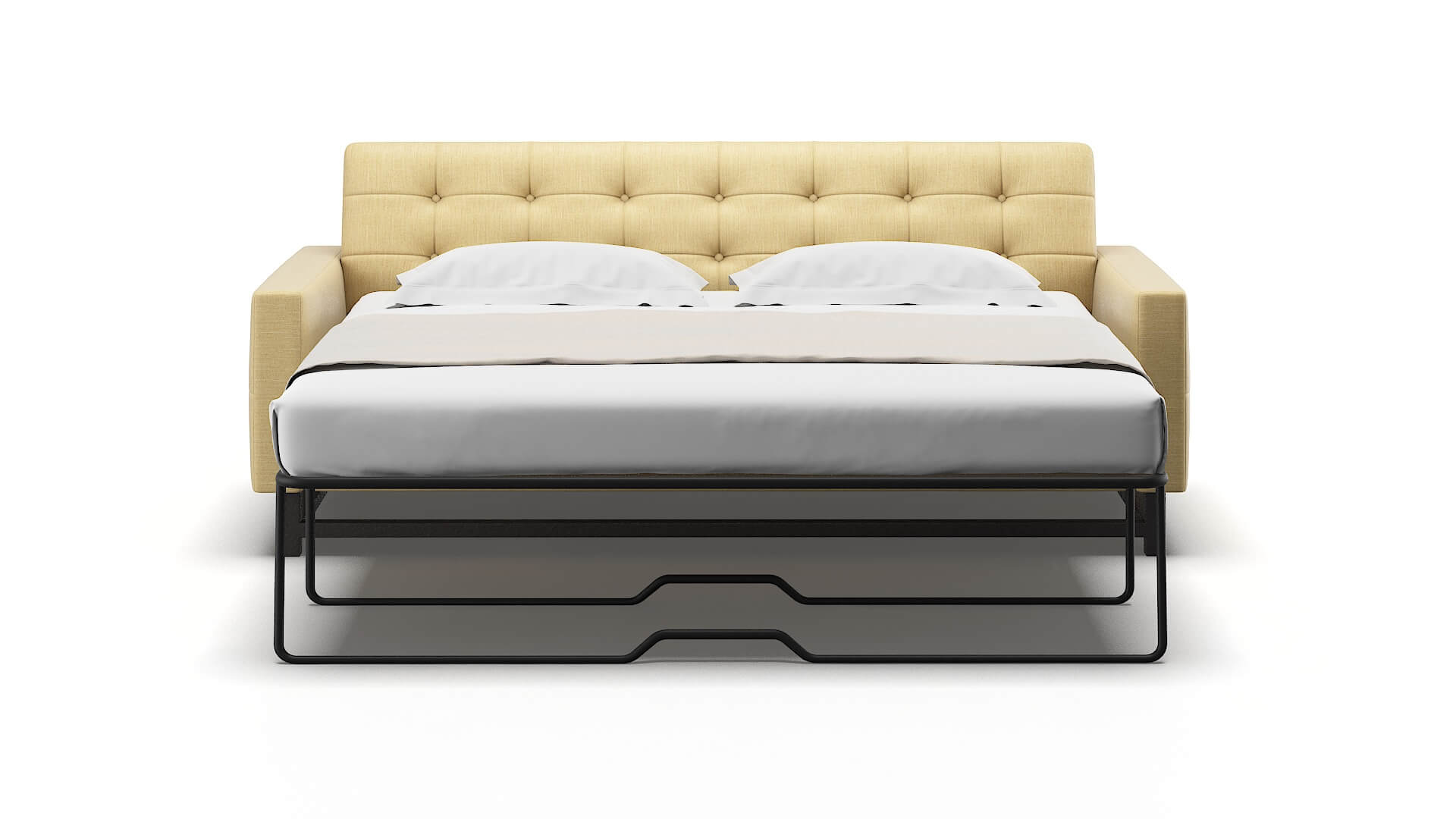 Madrid Malibu Maize Sofa Sleeper Espresso legs 1