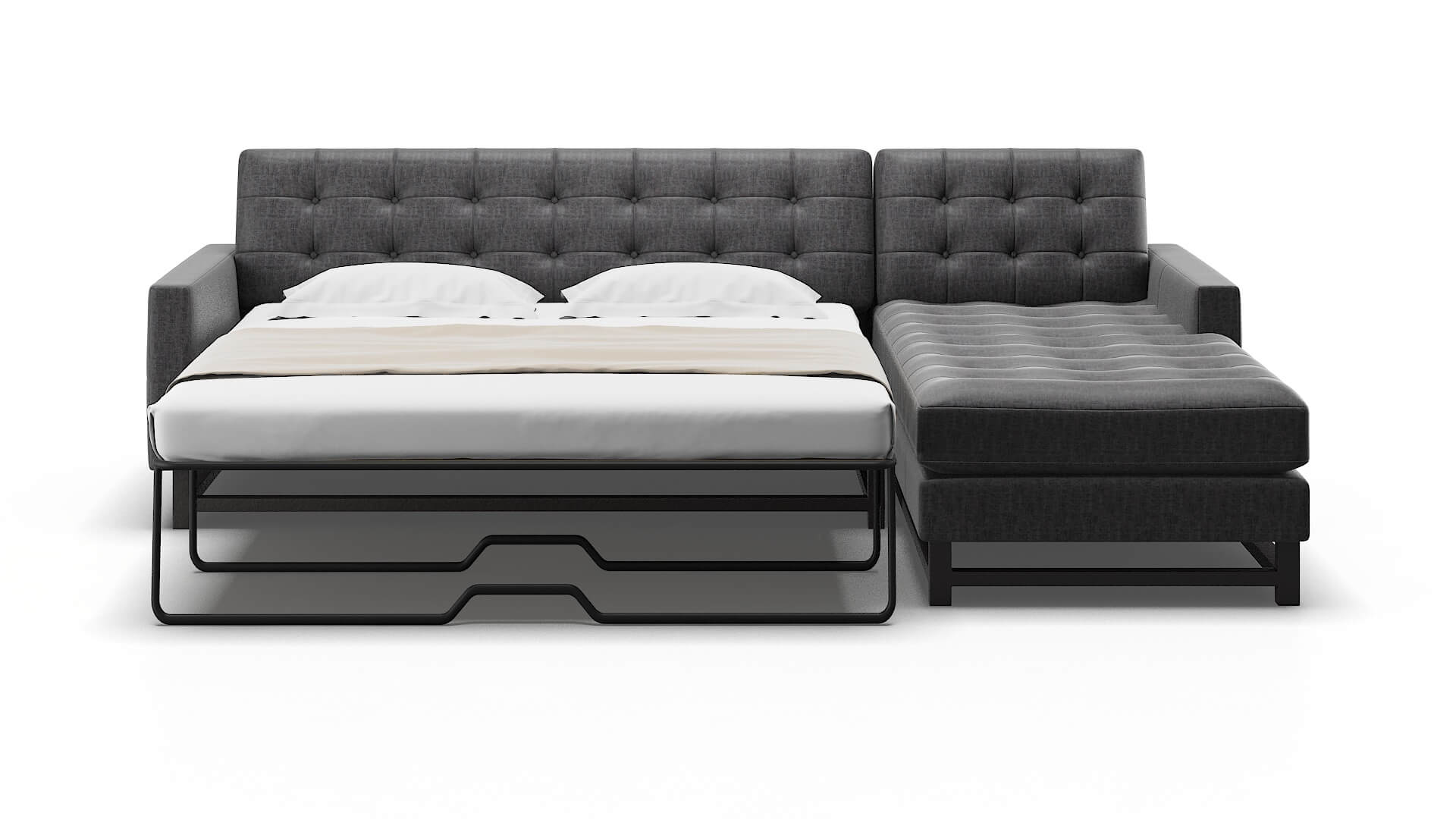 Madrid Marcy Baltic Panel Sleeper Espresso legs 1