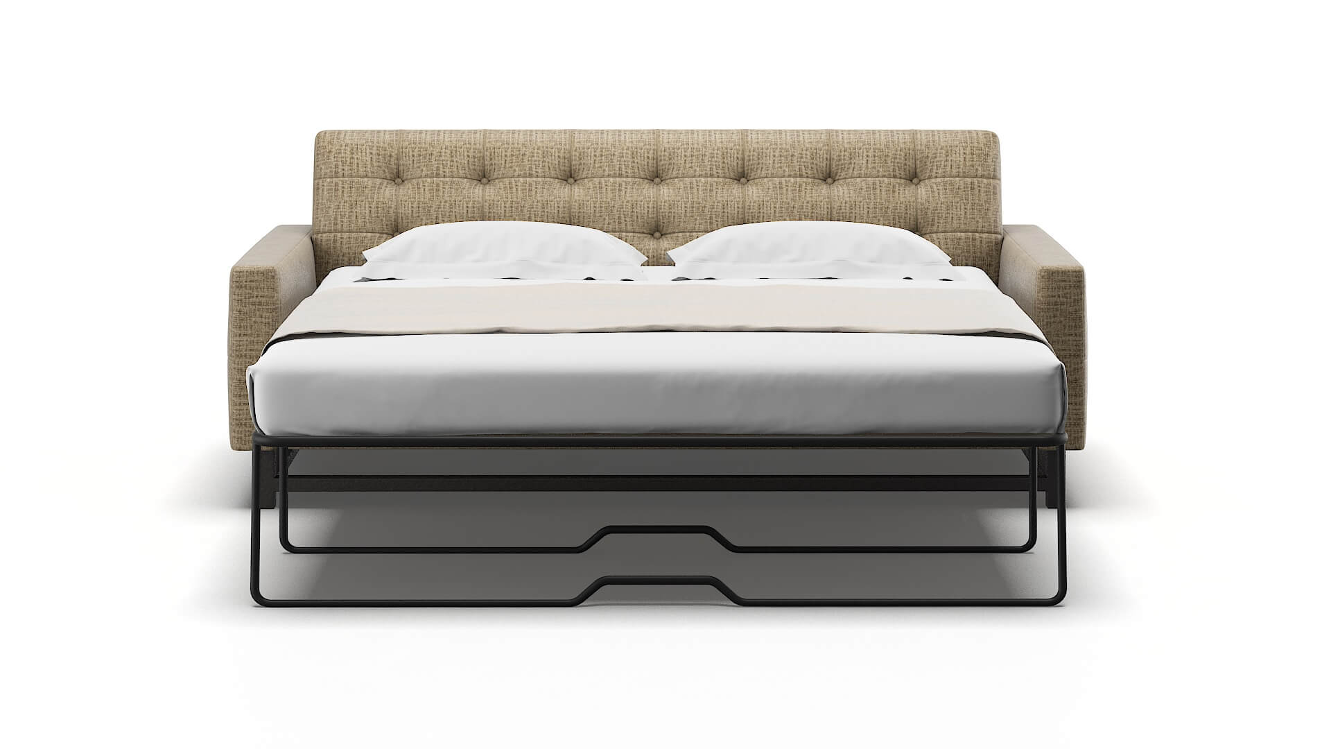 Madrid Marcy Camel Sofa Sleeper Espresso legs 1