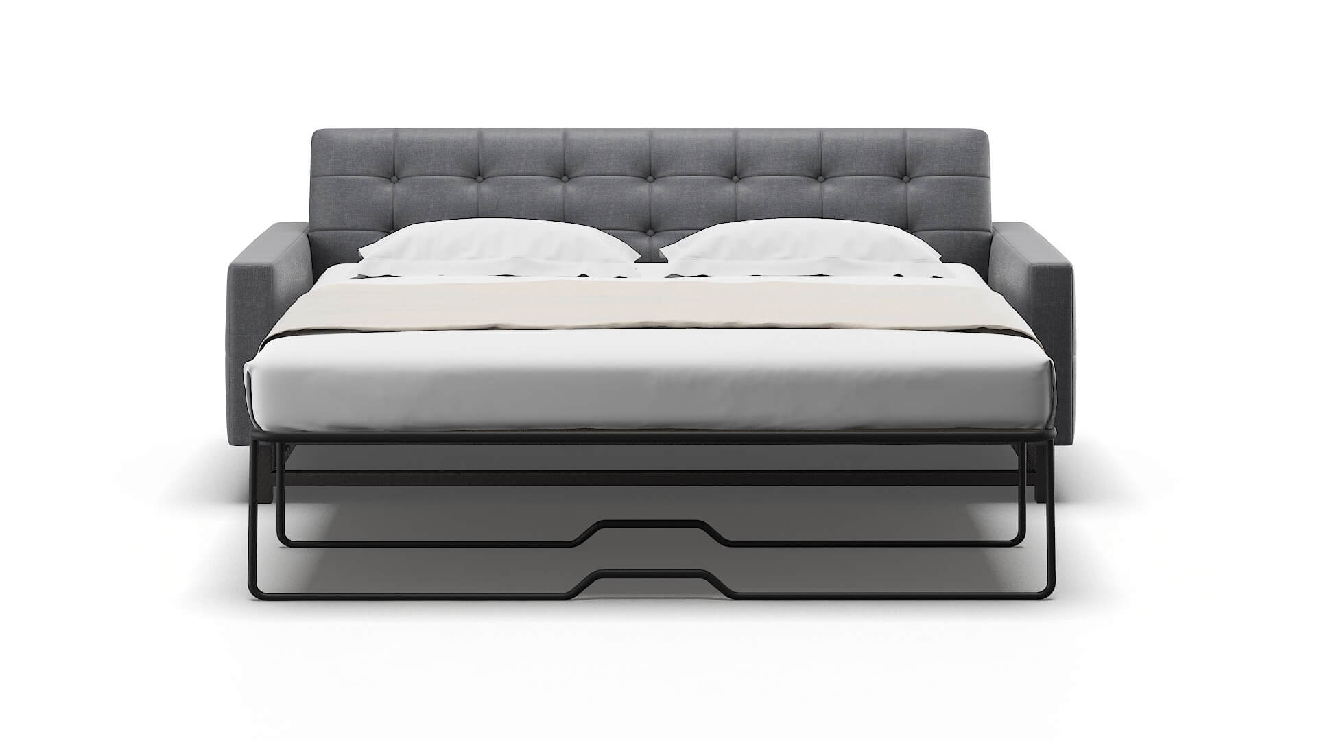 Madrid Notion Graphite Sofa Sleeper Espresso legs 1