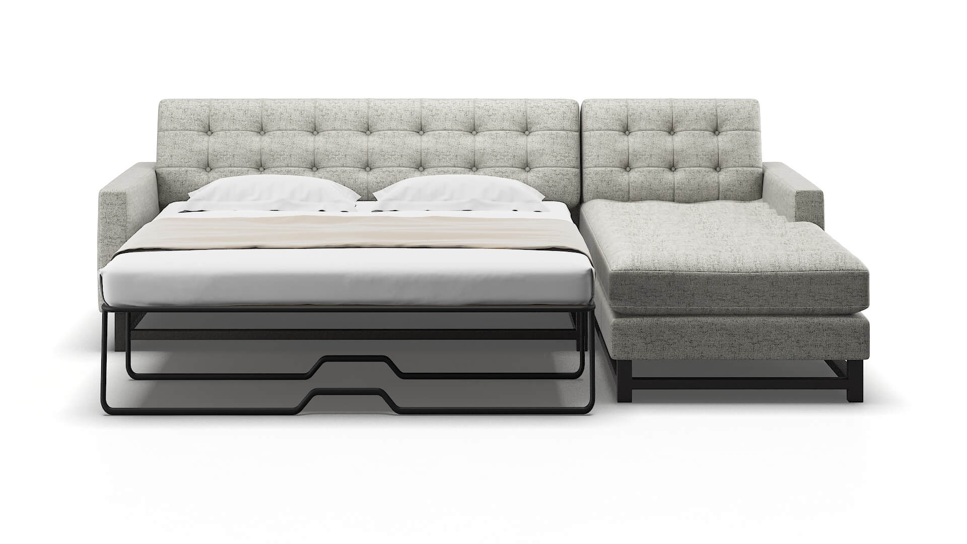Madrid Oceanside Granite Panel Sleeper Espresso legs 1