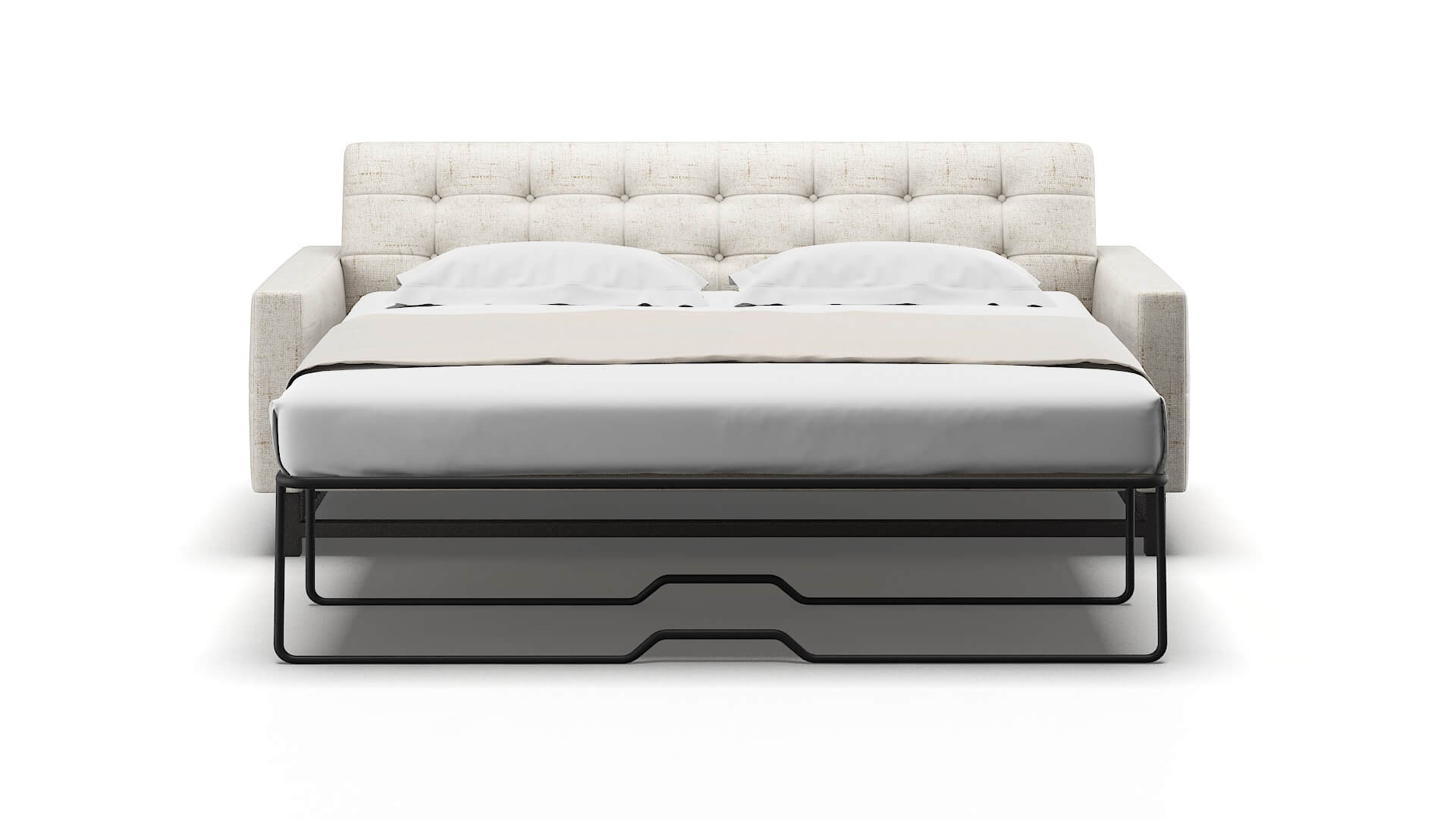 Madrid Oceanside Natural Sofa Sleeper Espresso legs 1