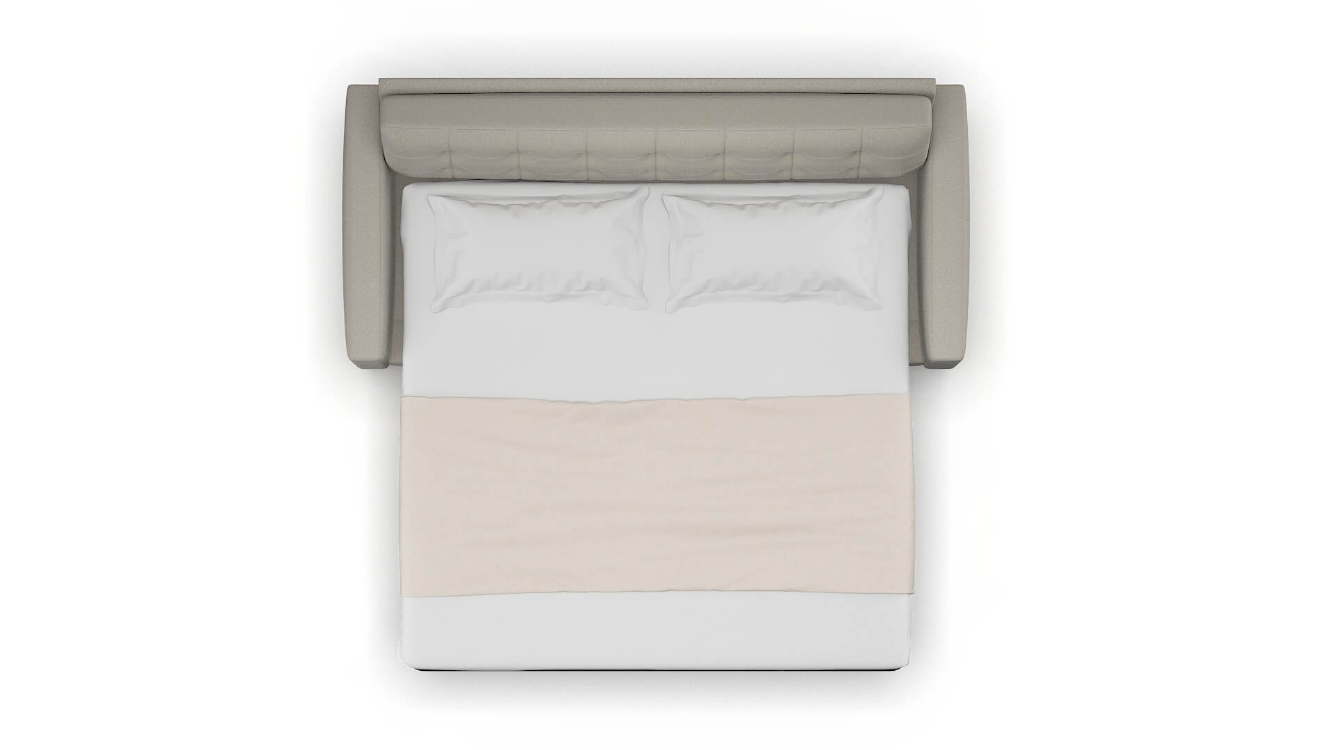 Madrid Oscar Silver Sofa Sleeper Espresso legs 3