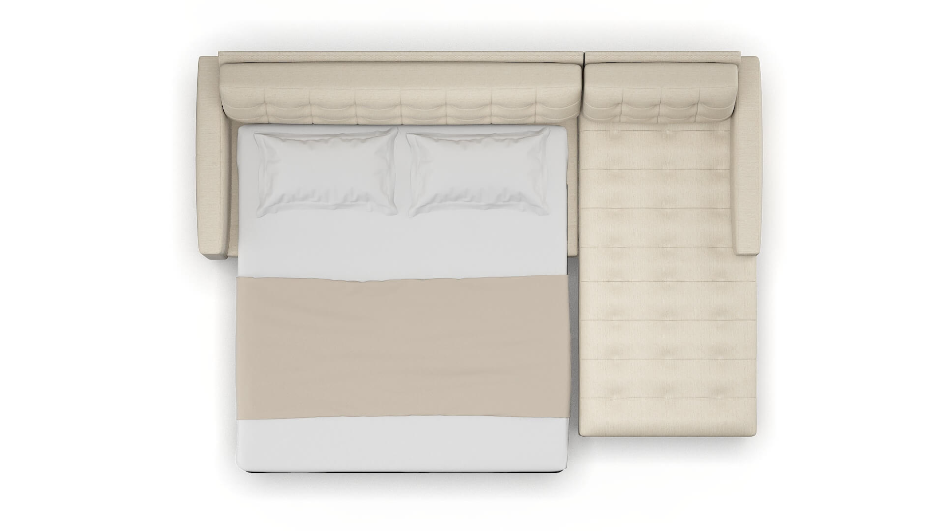 Madrid Phoenix Birch Panel Sleeper Espresso legs 3