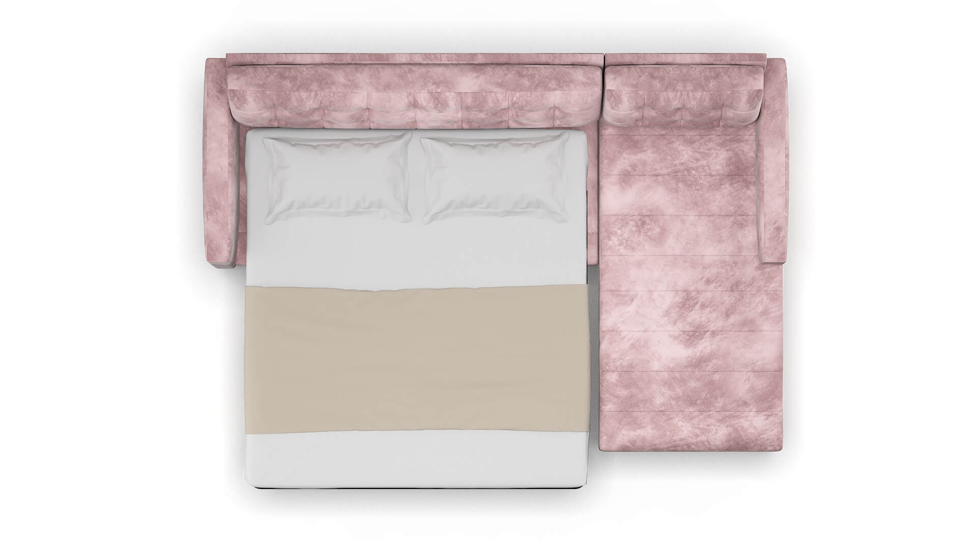 Madrid Quartz 705 Panel Sleeper Espresso legs 3