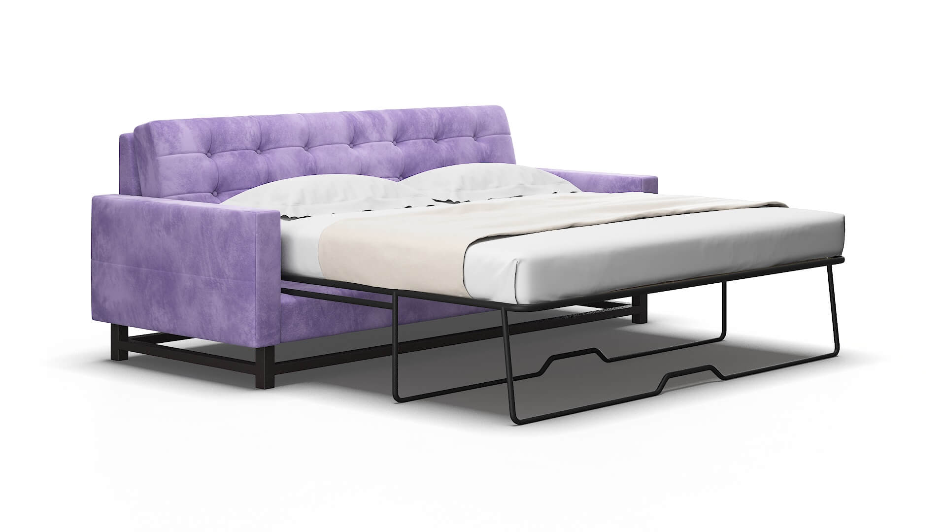 Madrid Royale lavender Sofa sleeper Espresso Legs  2