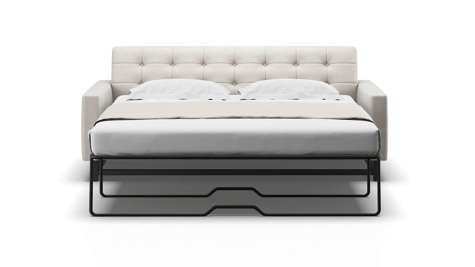 Madrid Suave Dove Sofa Sleeper Espresso legs 1