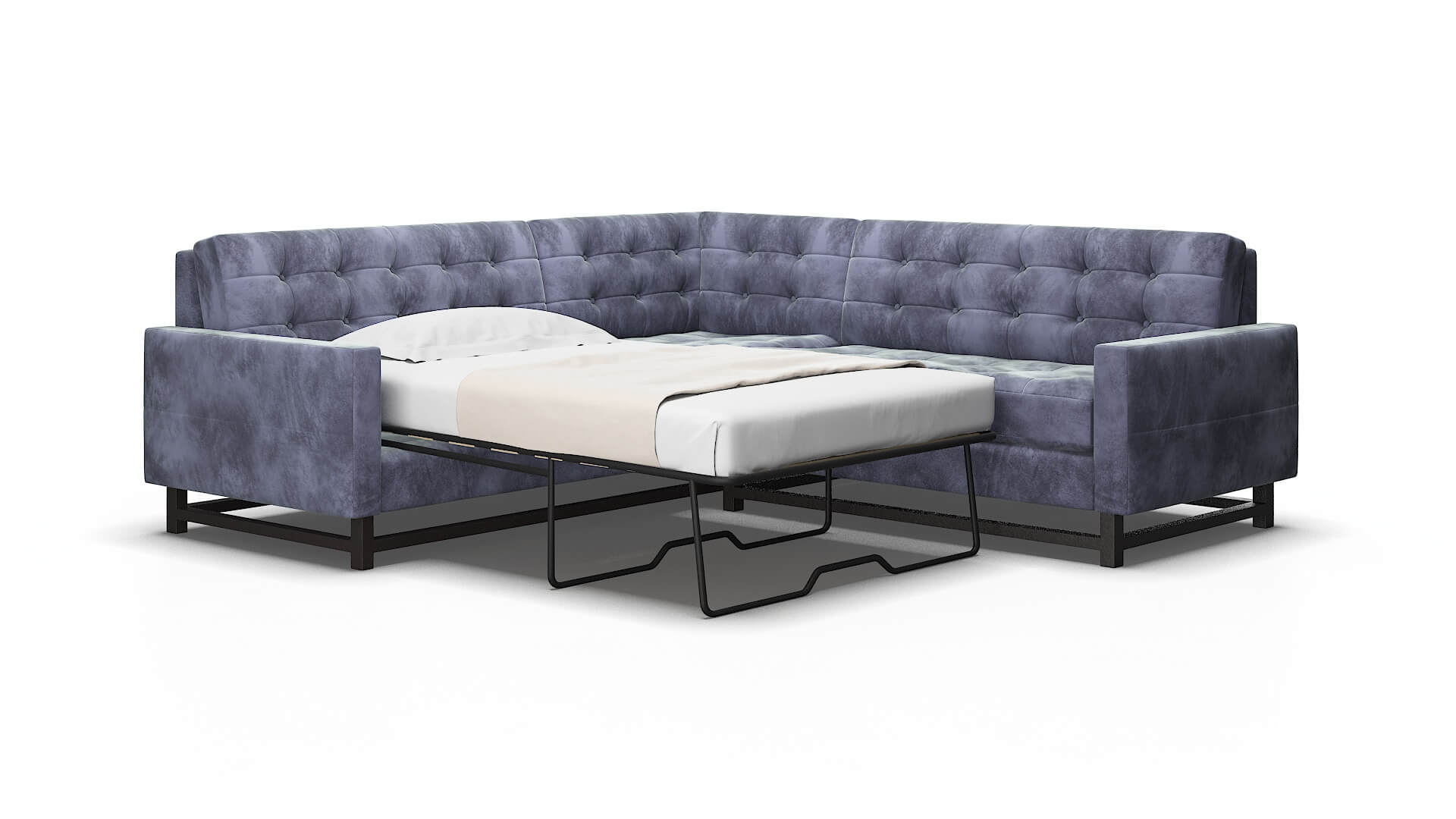 Madrid Terrain dusk Sectional sleeper Espresso Legs  2