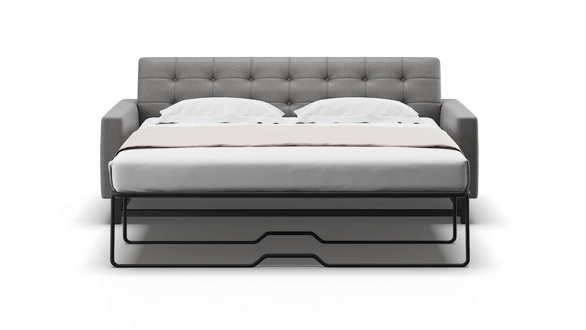 Madrid Terrain Oatmeal Sofa Sleeper Espresso legs 1