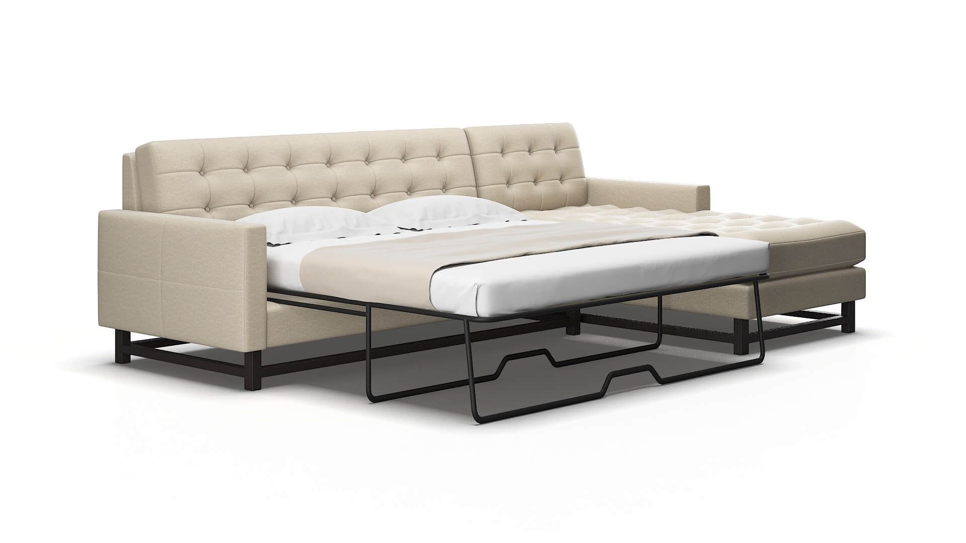 Madrid Urban_d silver Panel sleeper Espresso Legs  2