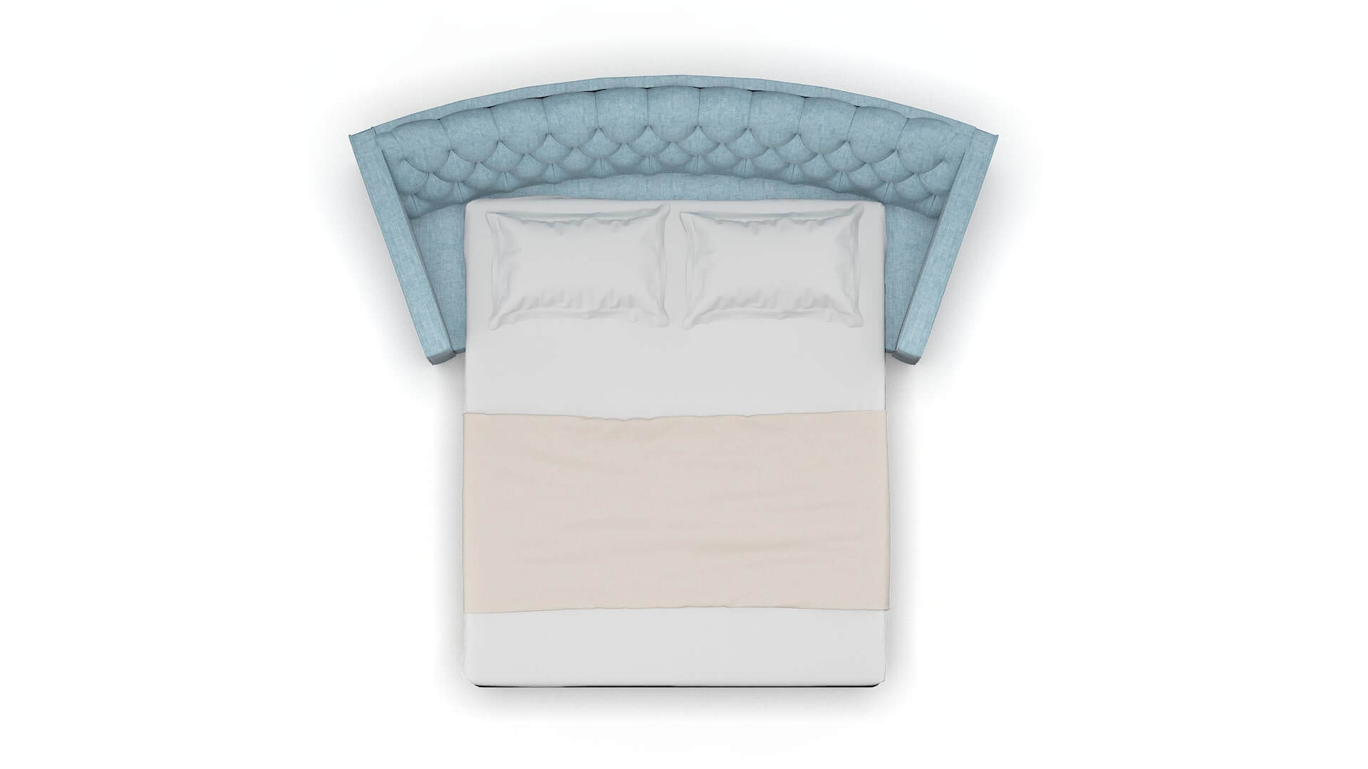 Manchester Atlas Turquoise Sofa Sleeper Espresso legs 3