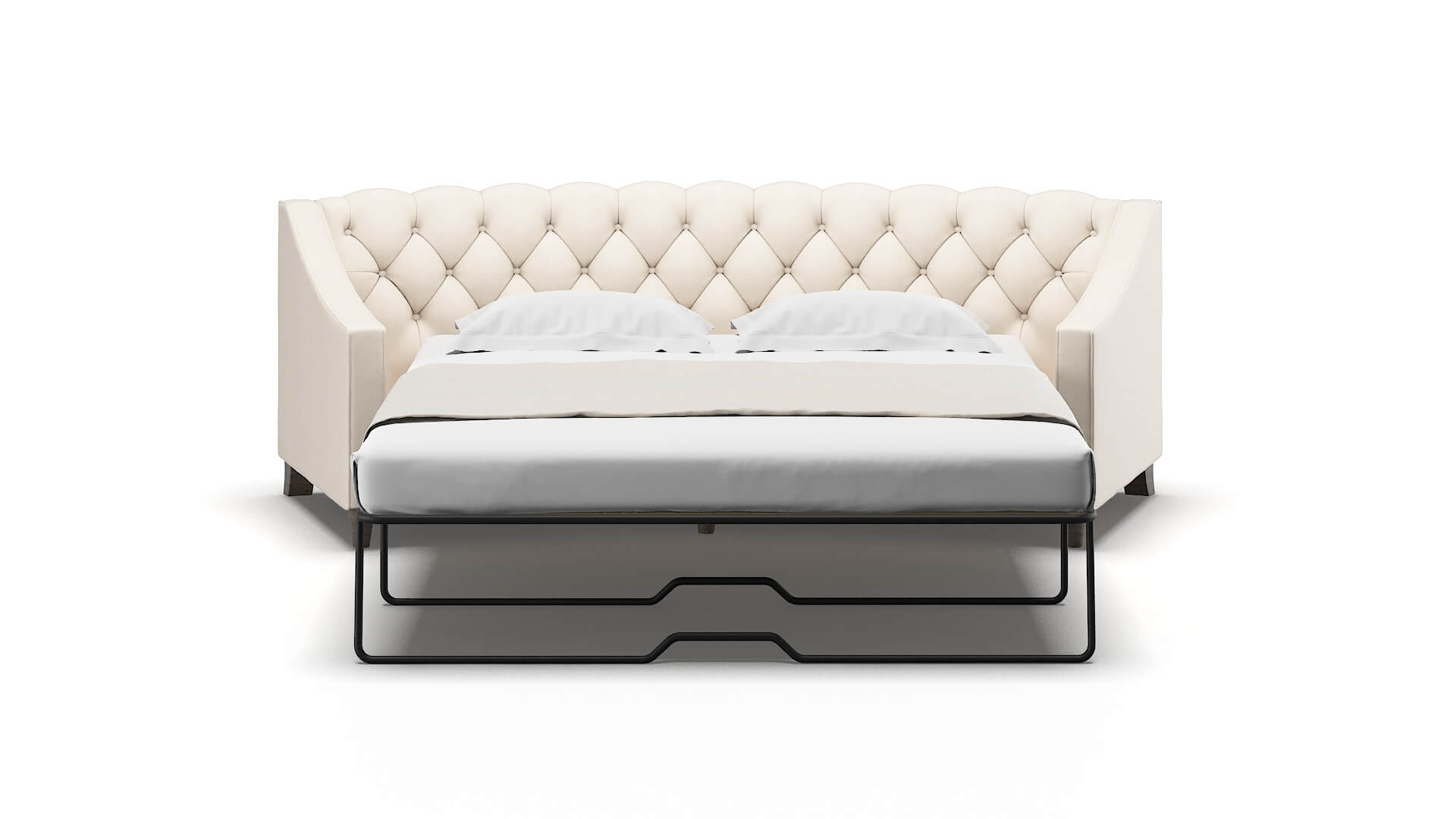 Manchester Bella Buckwheat Sofa Sleeper Espresso legs 1