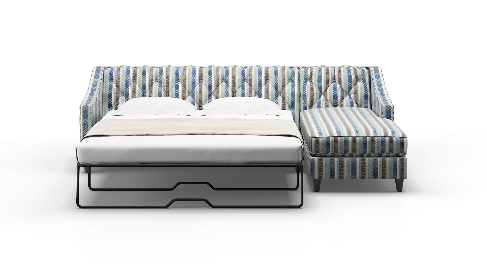 Manchester Bodhi Indigo Panel Sleeper Espresso legs 1