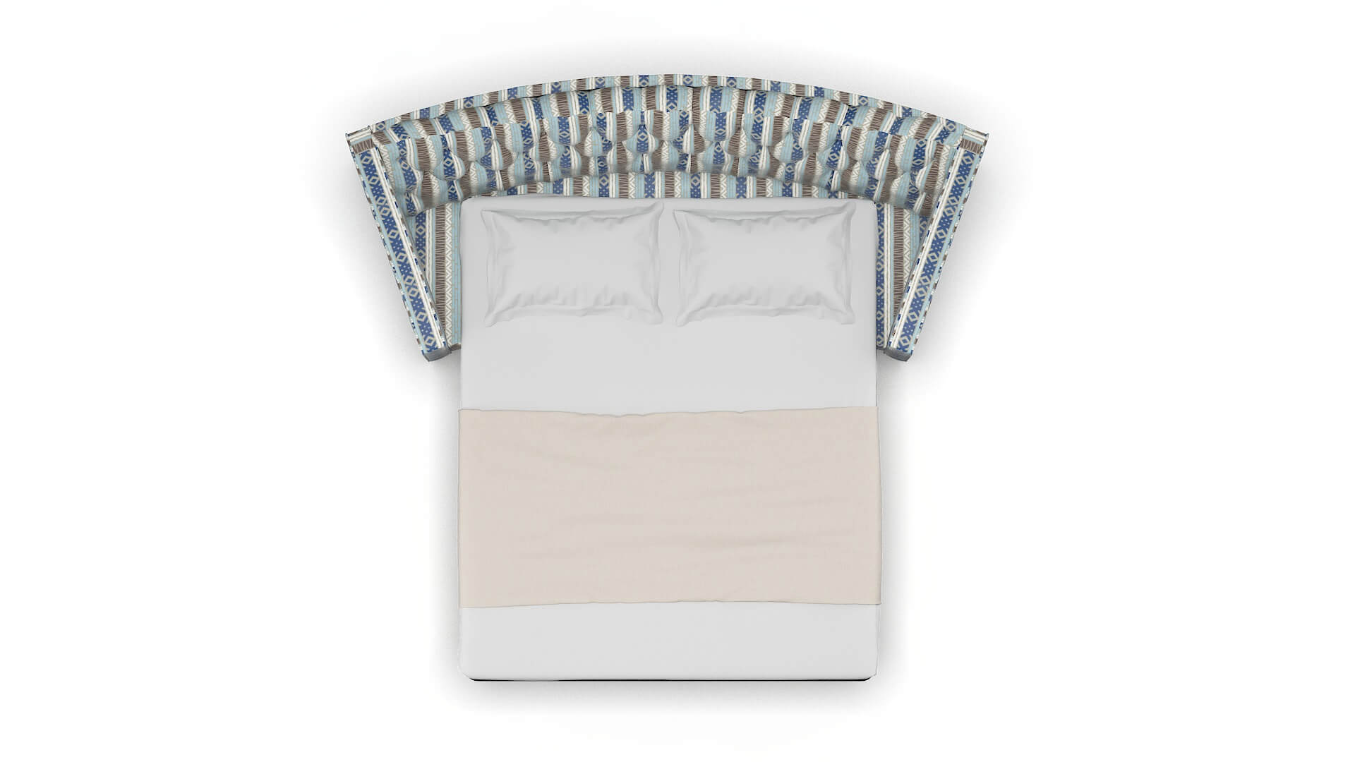 Manchester Bodhi Indigo Sofa Sleeper Espresso legs 3