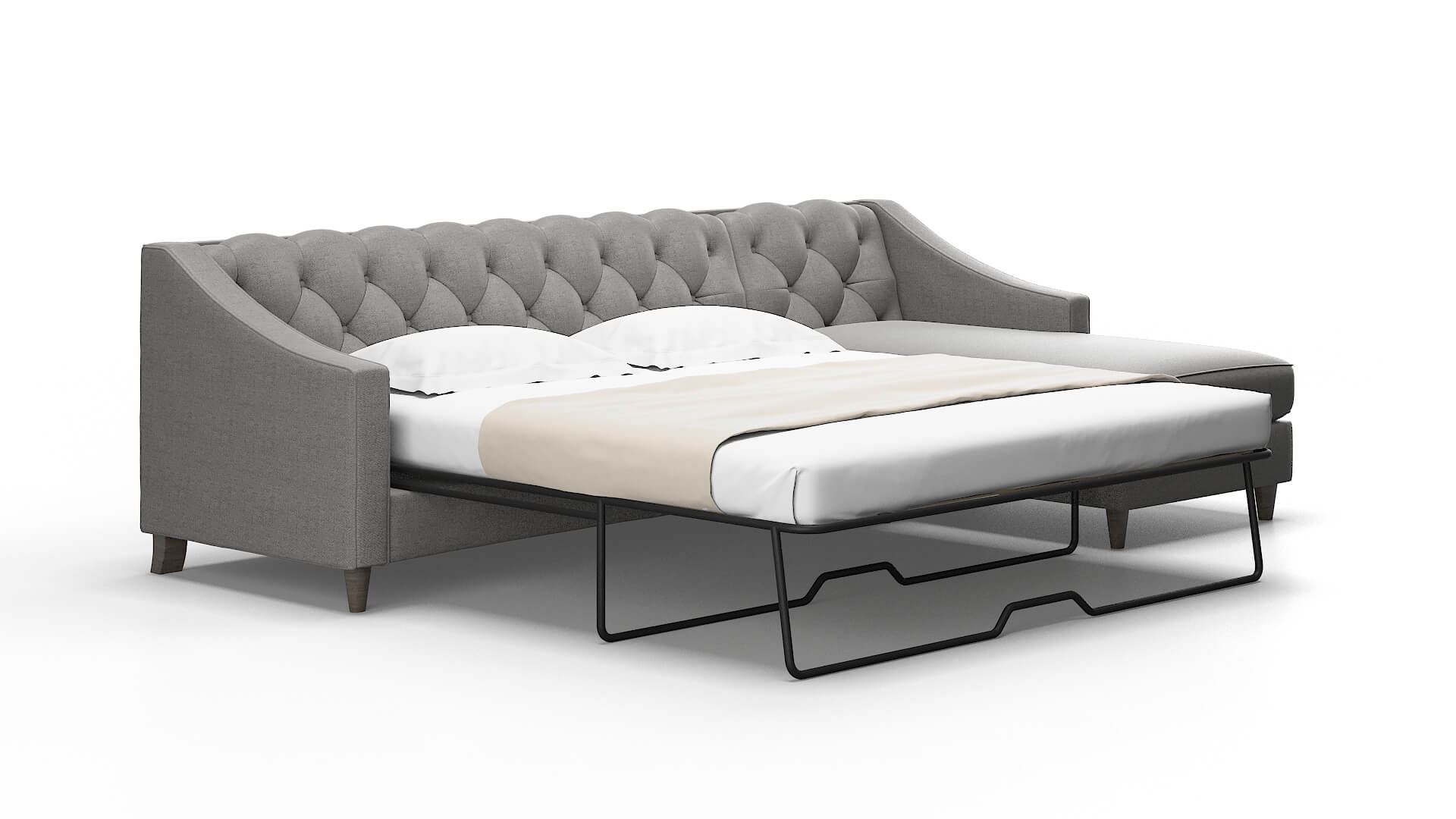 Manchester Catalina steel Panel sleeper Espresso Legs  2