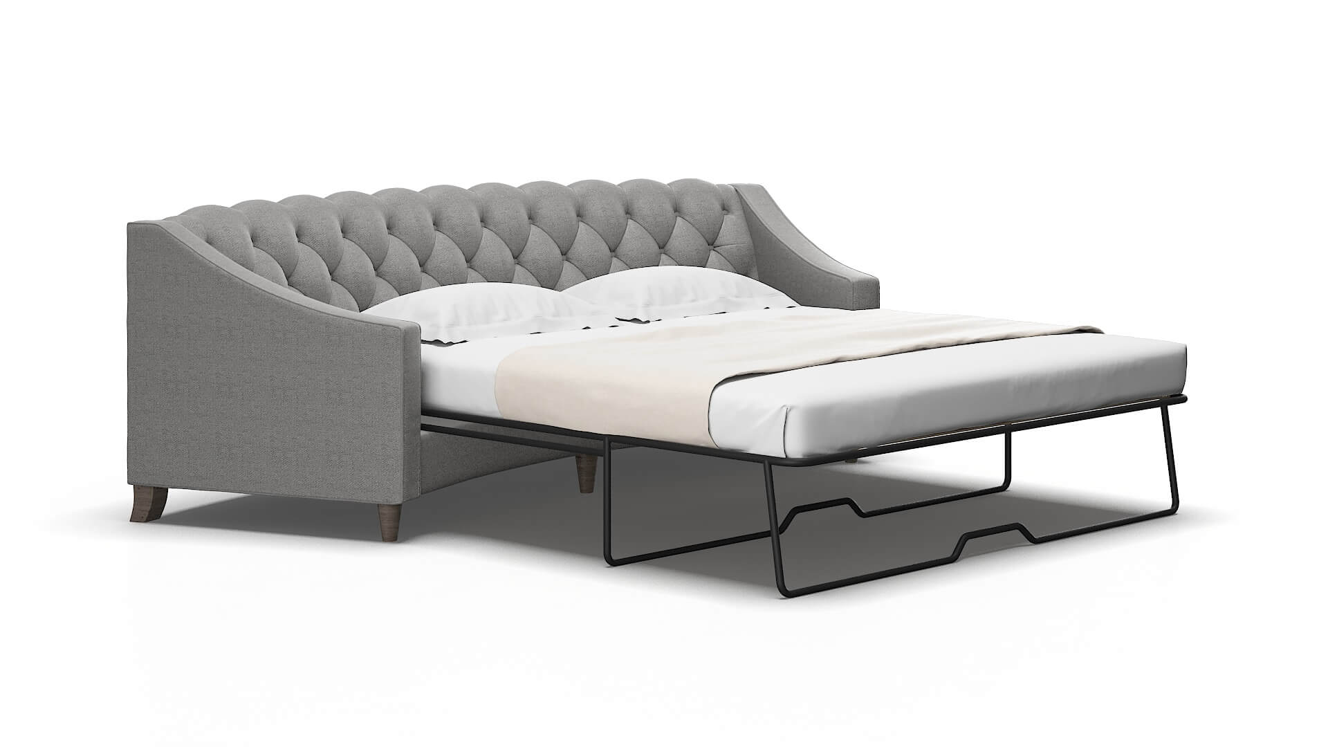 Manchester Catalina steel Sofa sleeper Espresso Legs  2