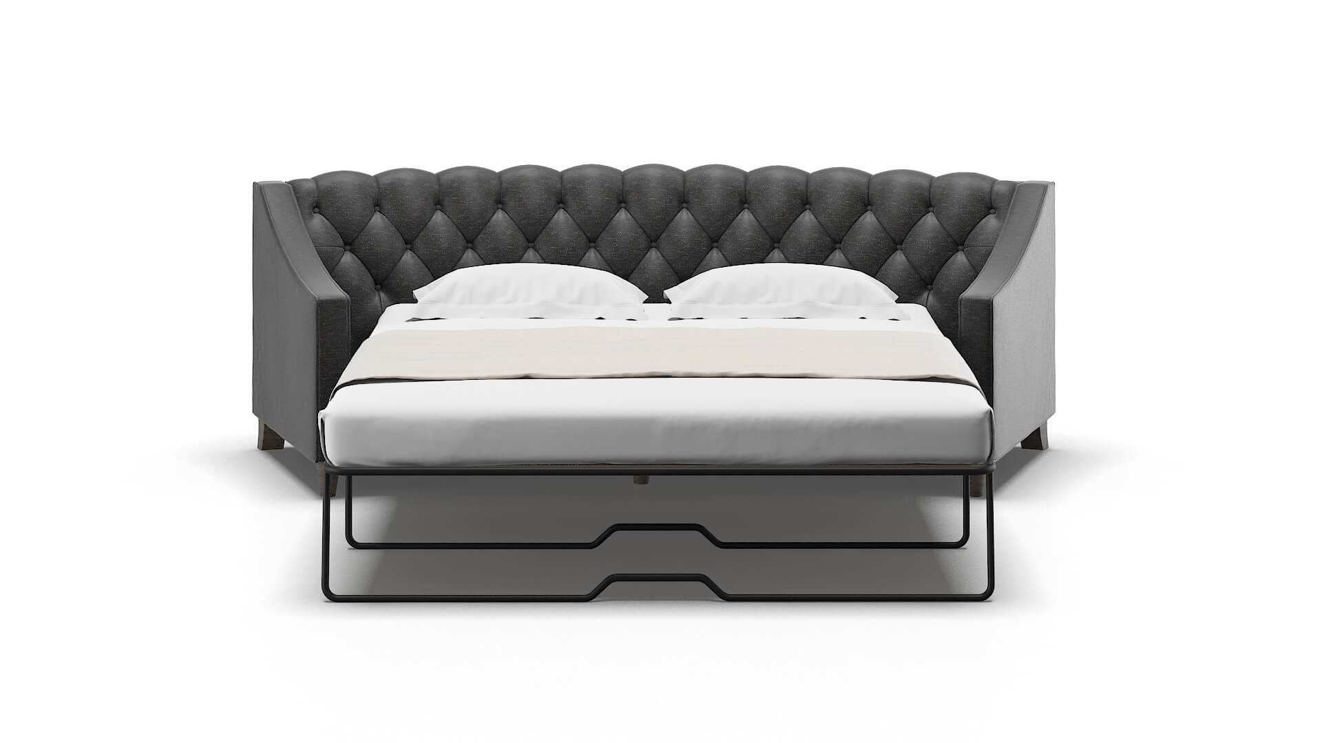 Manchester Chance Denim Sofa Sleeper Espresso legs 1