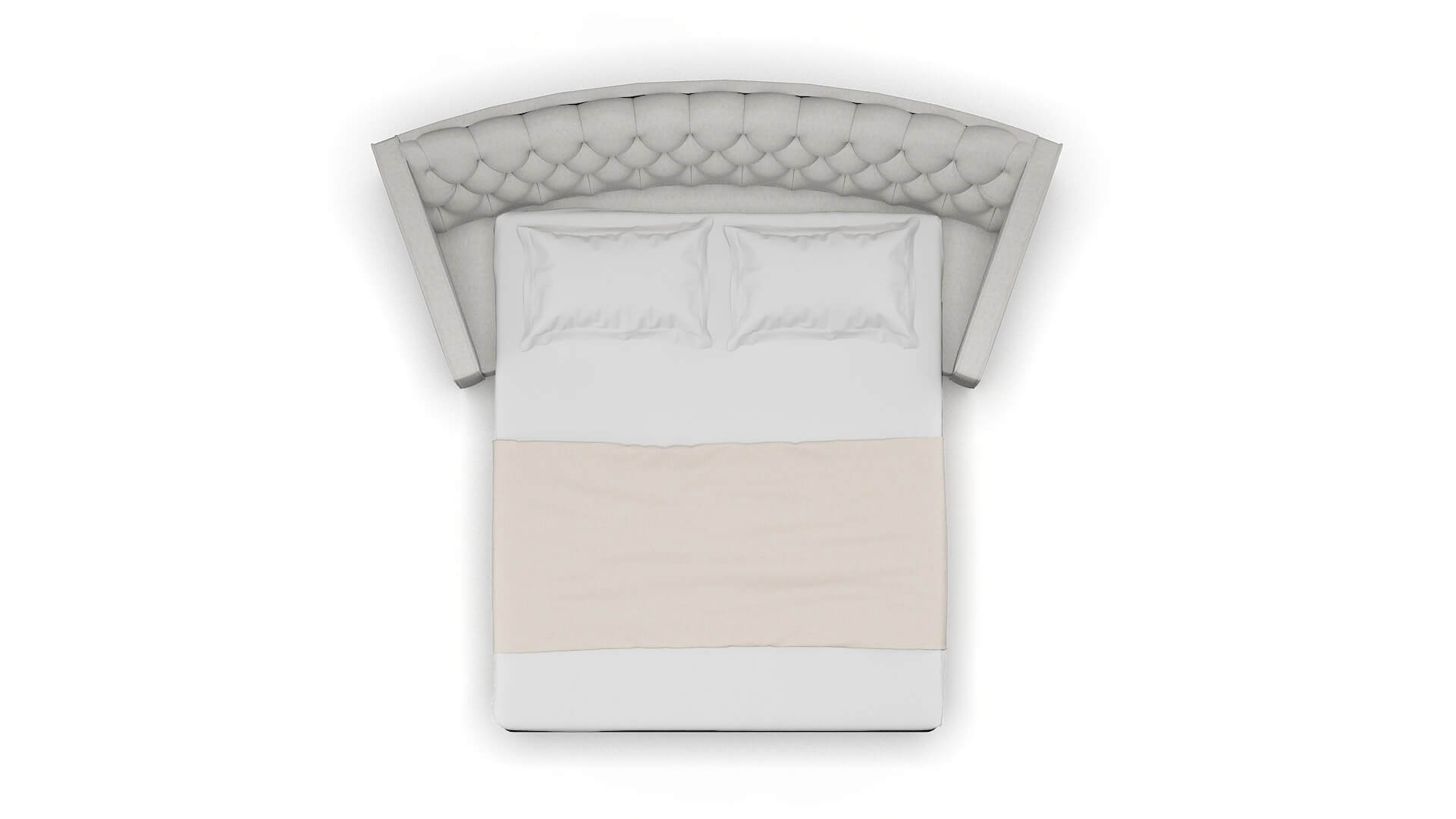 Manchester Cosmo Silver Sofa Sleeper Espresso legs 3