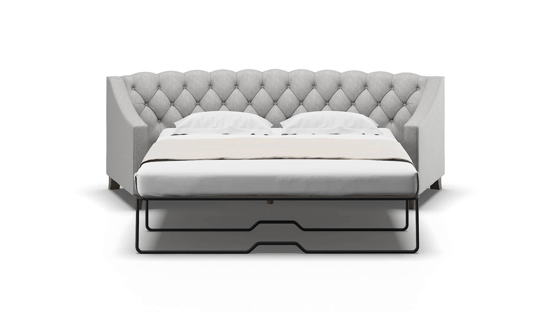 Manchester Cosmo Steel Sofa Sleeper Espresso legs 1