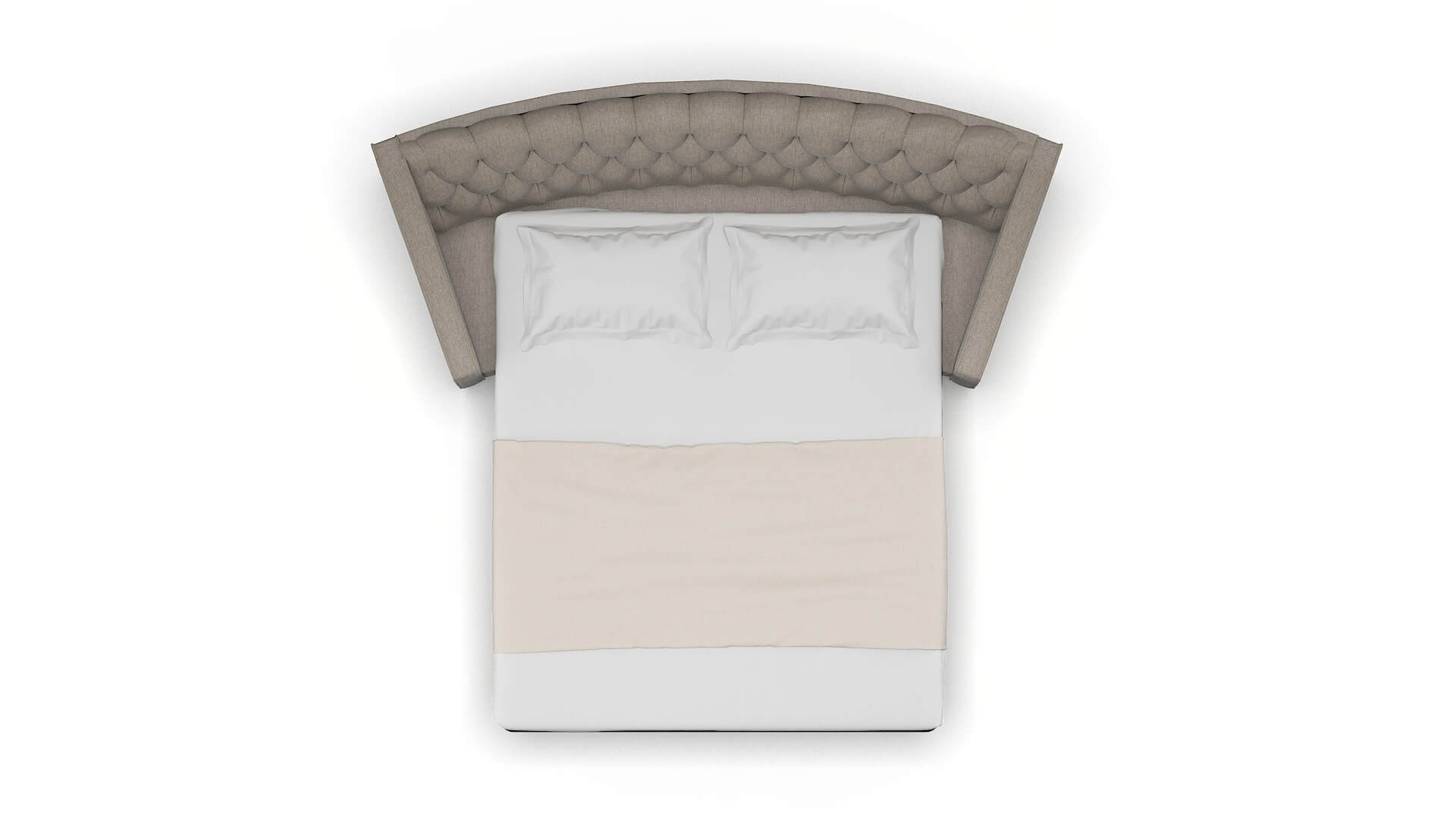 Manchester Cosmo Taupe Sofa Sleeper Espresso legs 3