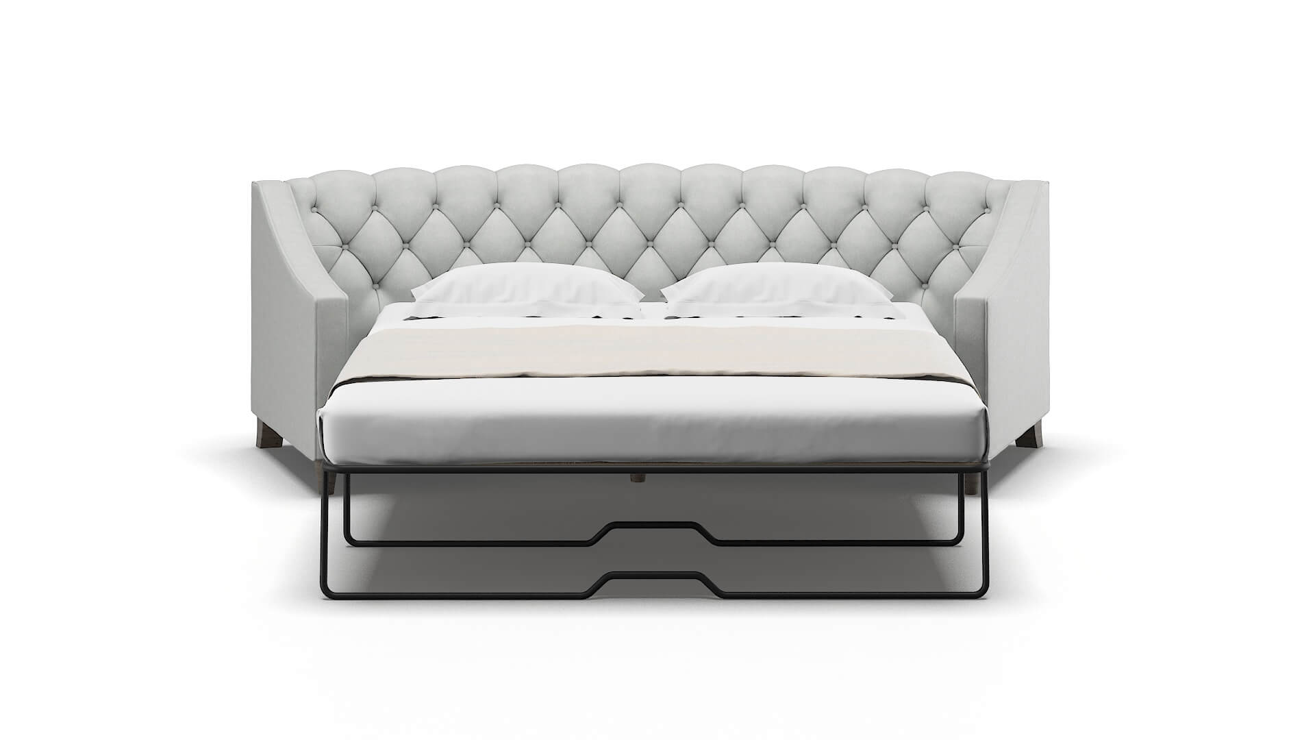 Manchester Dawson Platinum Sofa Sleeper Espresso legs 1