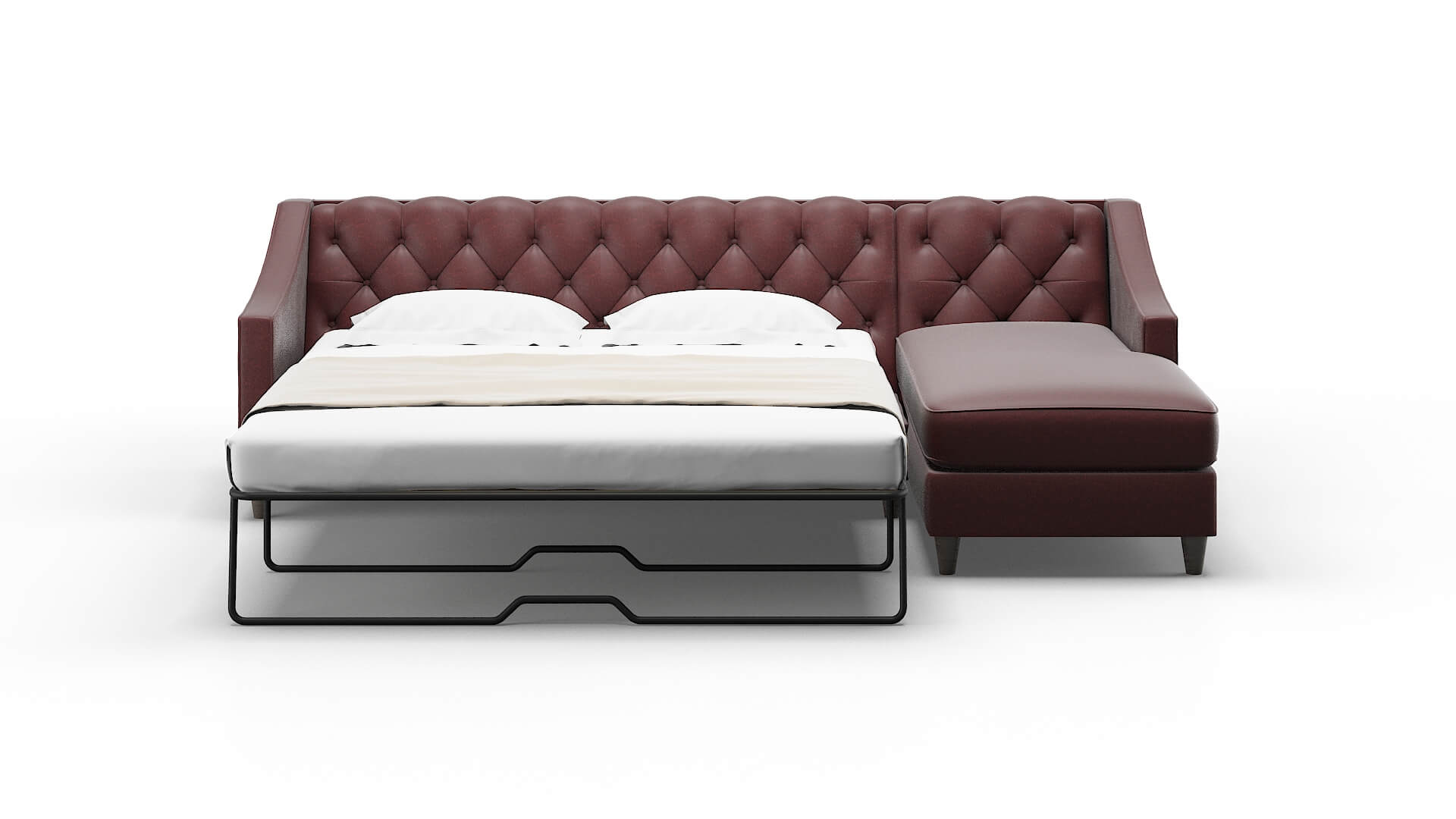 Manchester Derby Berry Panel Sleeper Espresso legs 1