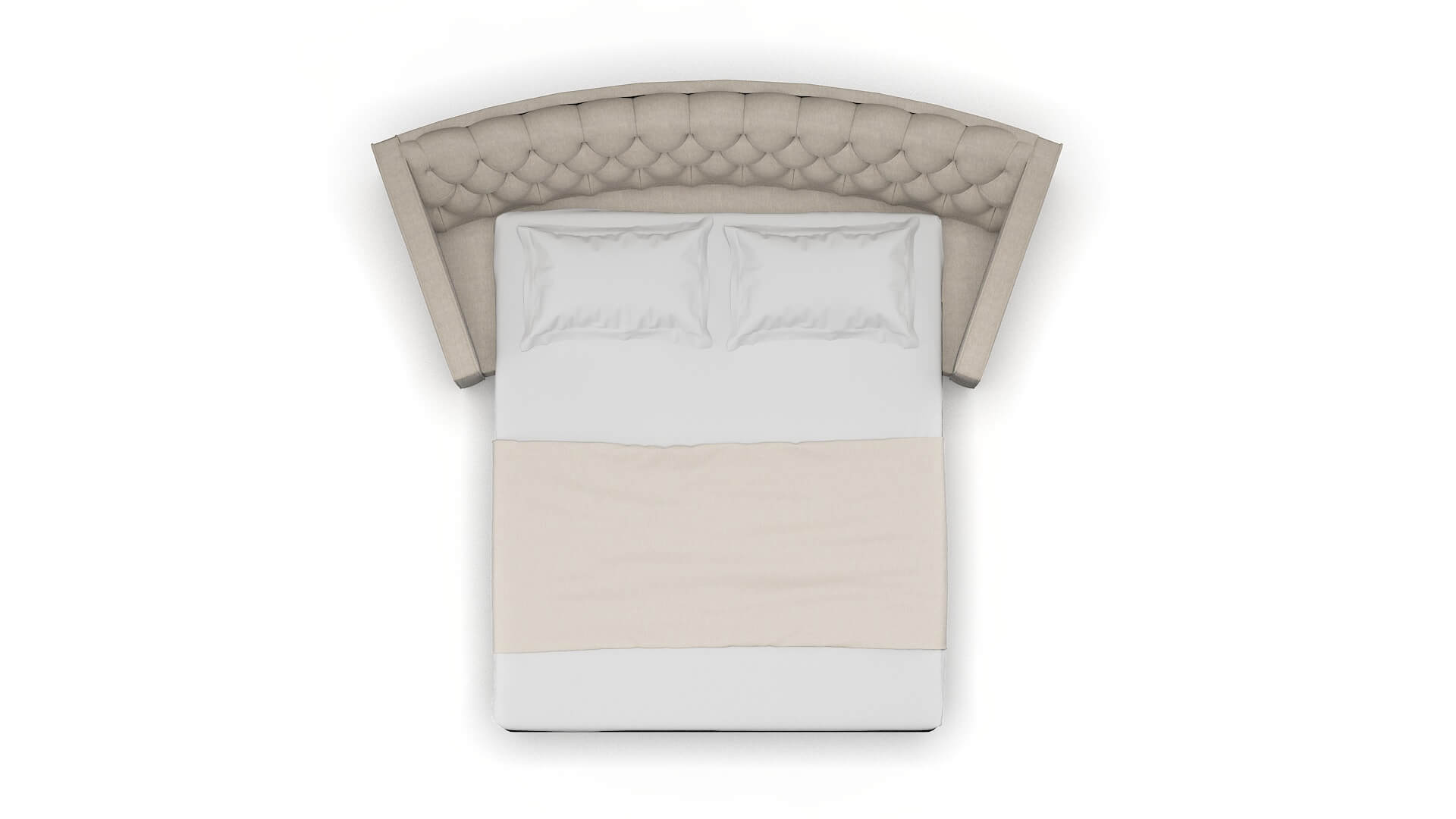 Manchester Derby Linen Sofa Sleeper Espresso legs 3