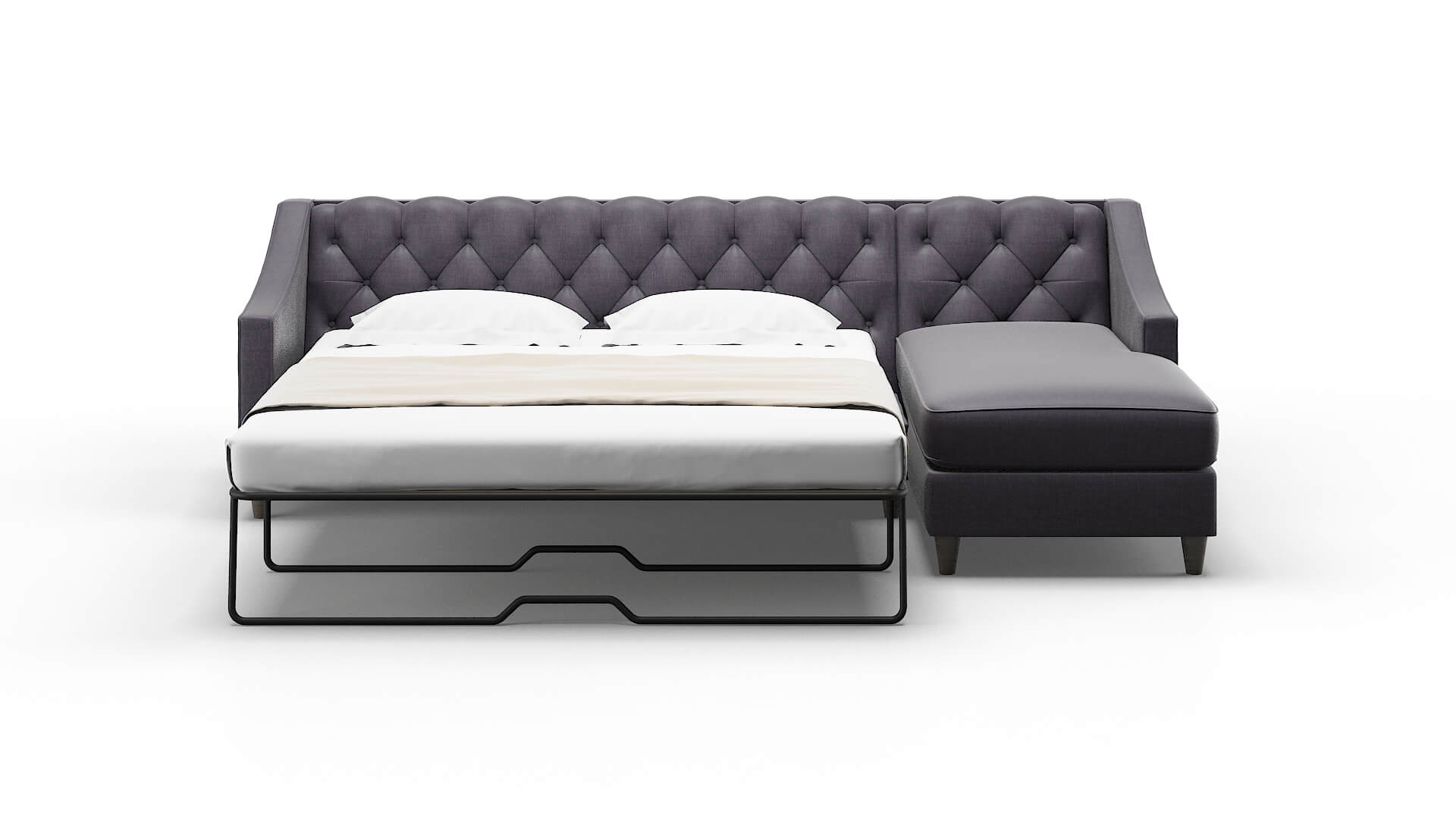 Manchester Durham Ink Panel Sleeper Espresso legs 1