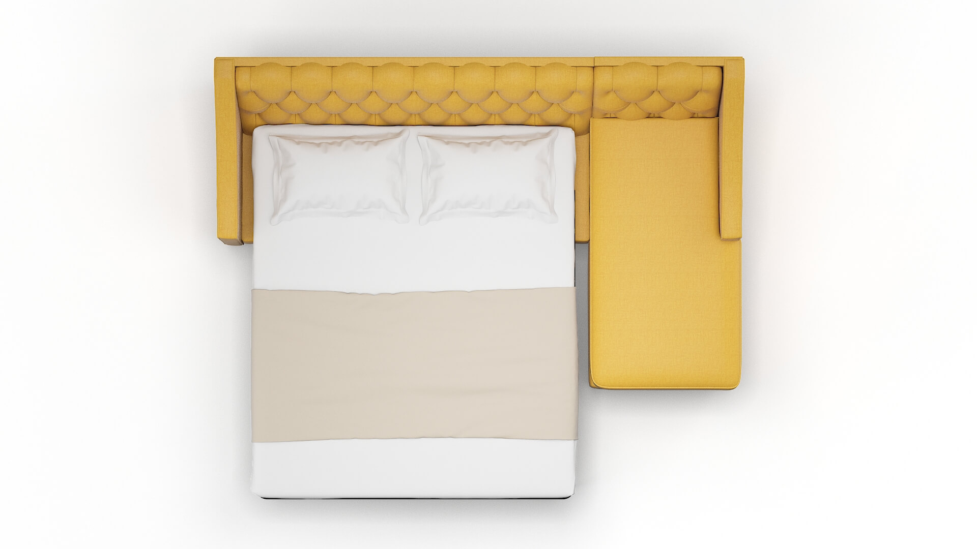 Manchester Glee Aglow Panel Sleeper Espresso legs 3