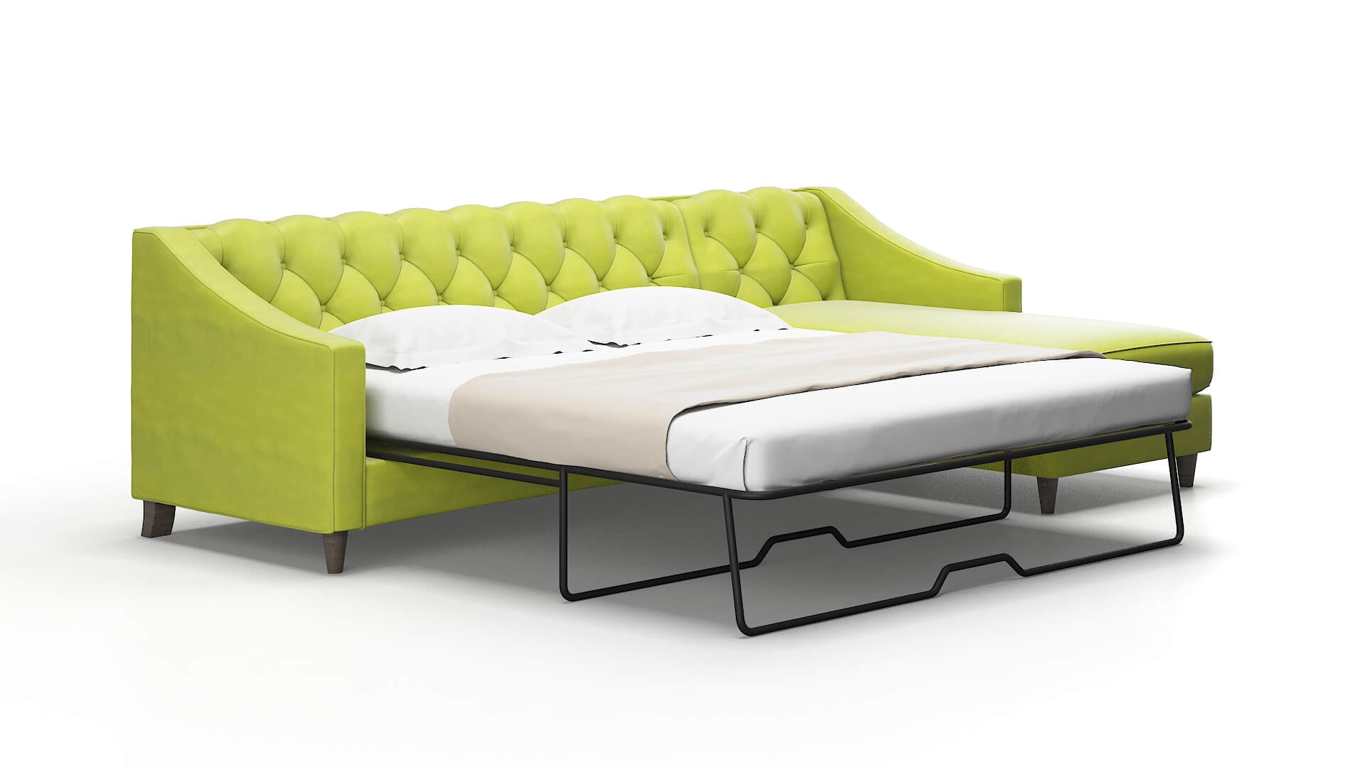 Manchester Hathaway apple Panel sleeper Espresso Legs  2