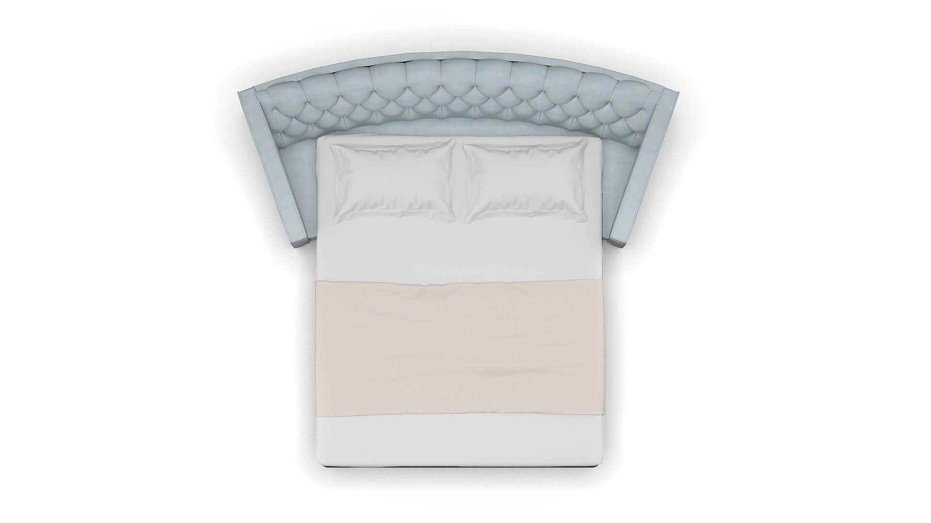 Manchester Hathaway Aqua Sofa Sleeper Espresso legs 3