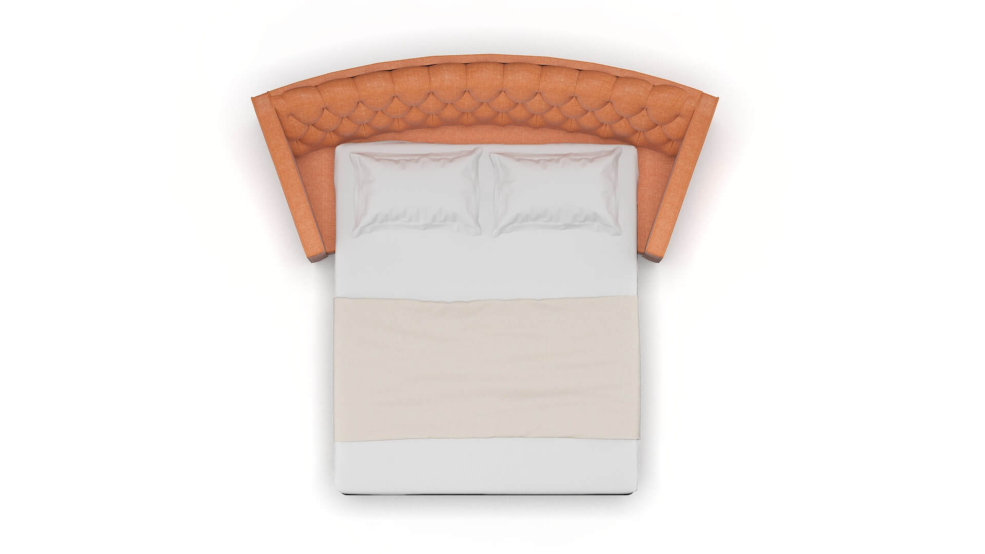 Manchester Hepburn Appricot Sofa Sleeper Espresso legs 3