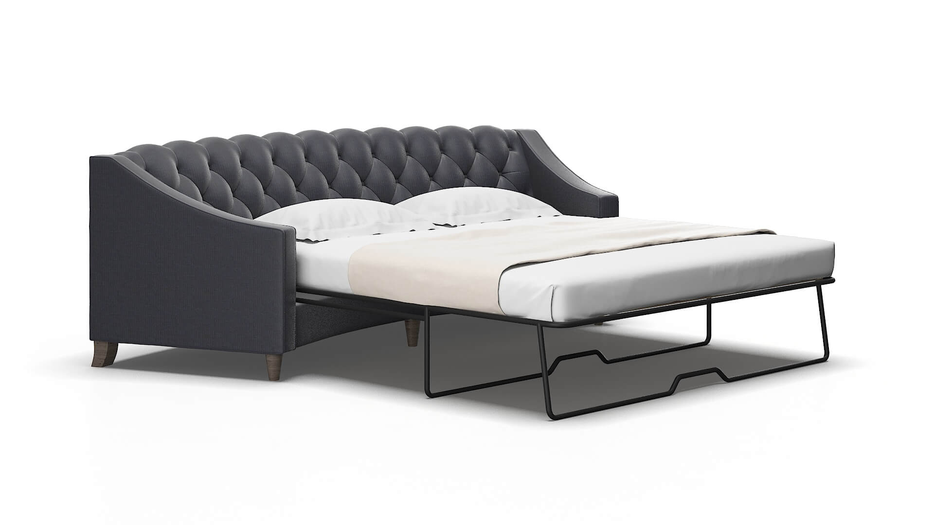 Manchester Hepburn_hrp Deep_sea Sofa Sleeper Espresso legs 2