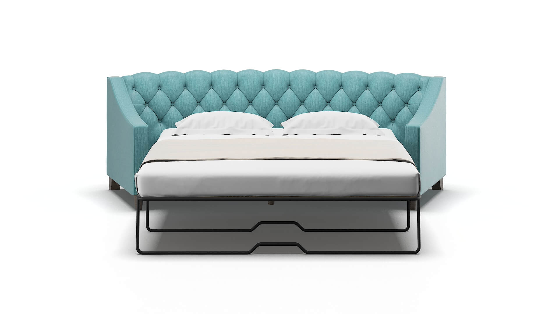 Manchester Hepburn_hrp Emerald Sofa Sleeper Espresso legs 1