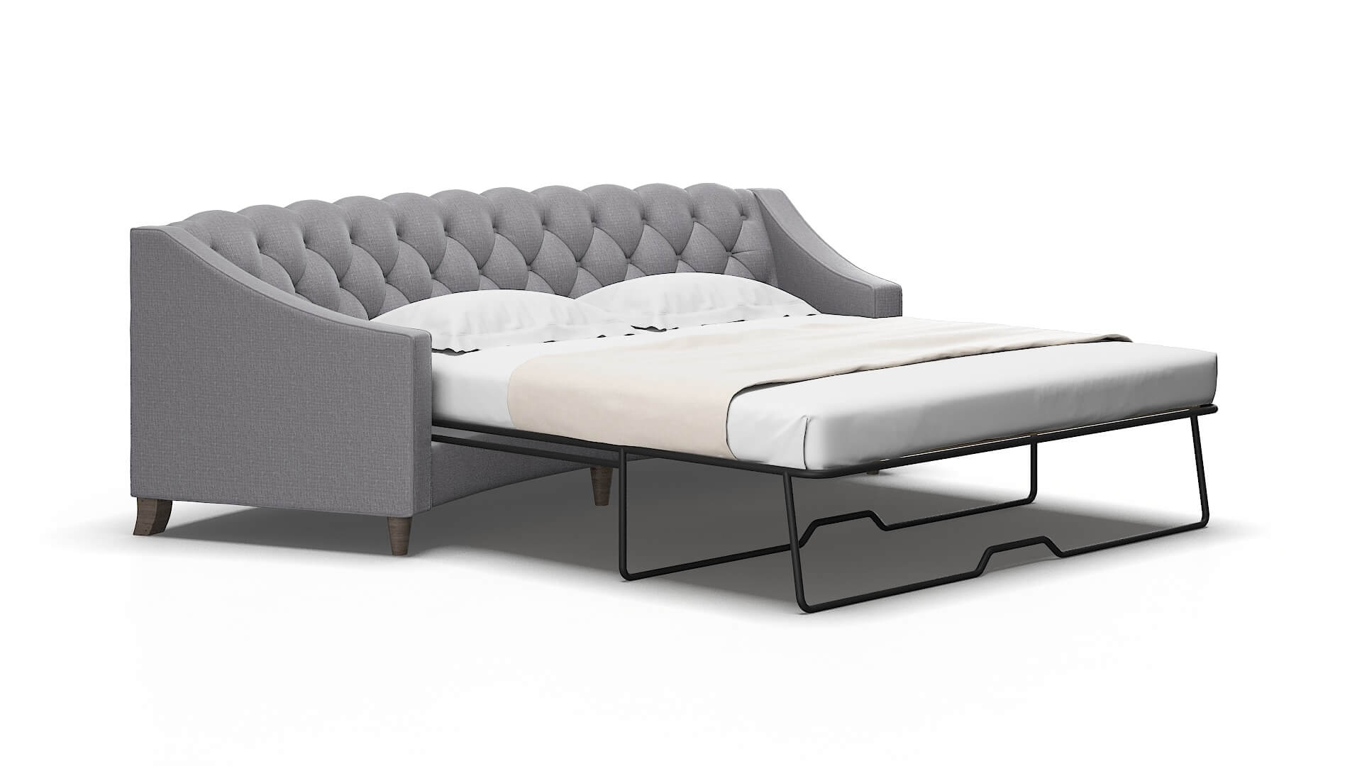 Manchester Insight denim Sofa sleeper Espresso Legs  2