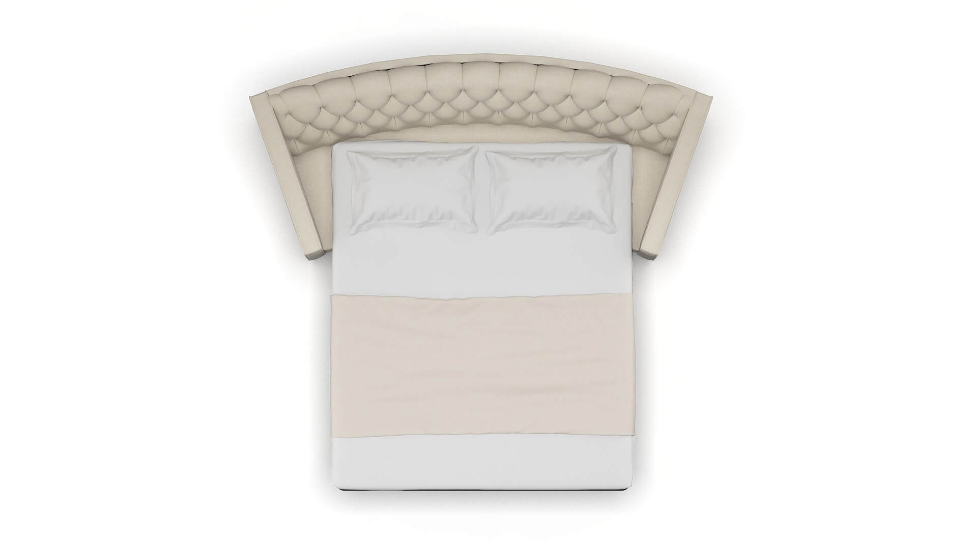 Manchester Keylargo Almond Sofa Sleeper Espresso legs 3