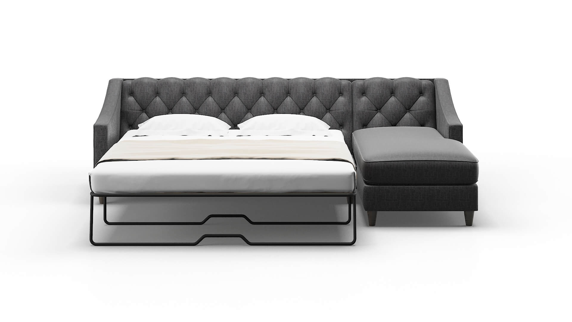 Manchester Marcy Baltic Panel Sleeper Espresso legs 1