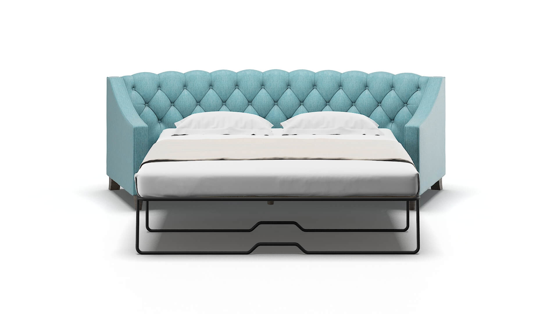 Manchester Naples Pool Sofa Sleeper Espresso legs 1