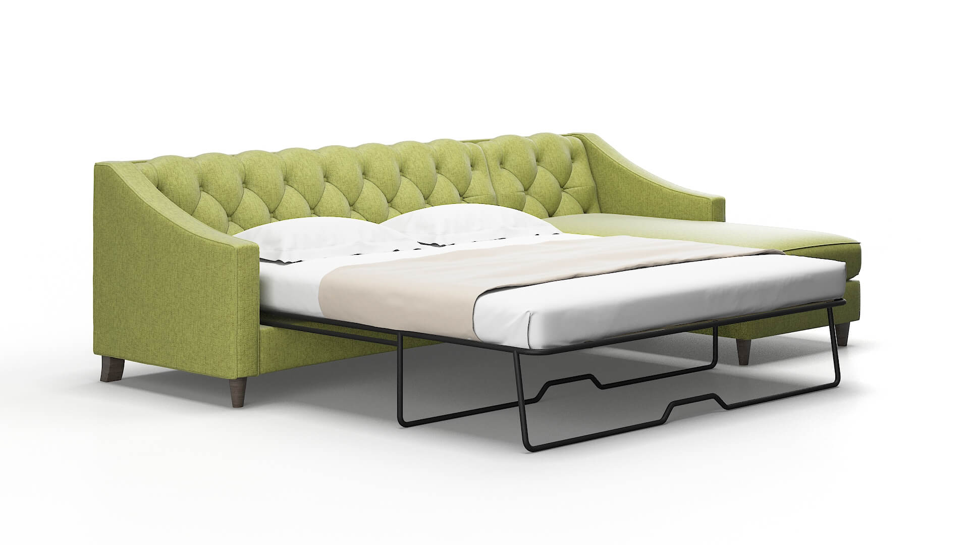Manchester Notion Appletini Panel Sleeper espresso legs 2