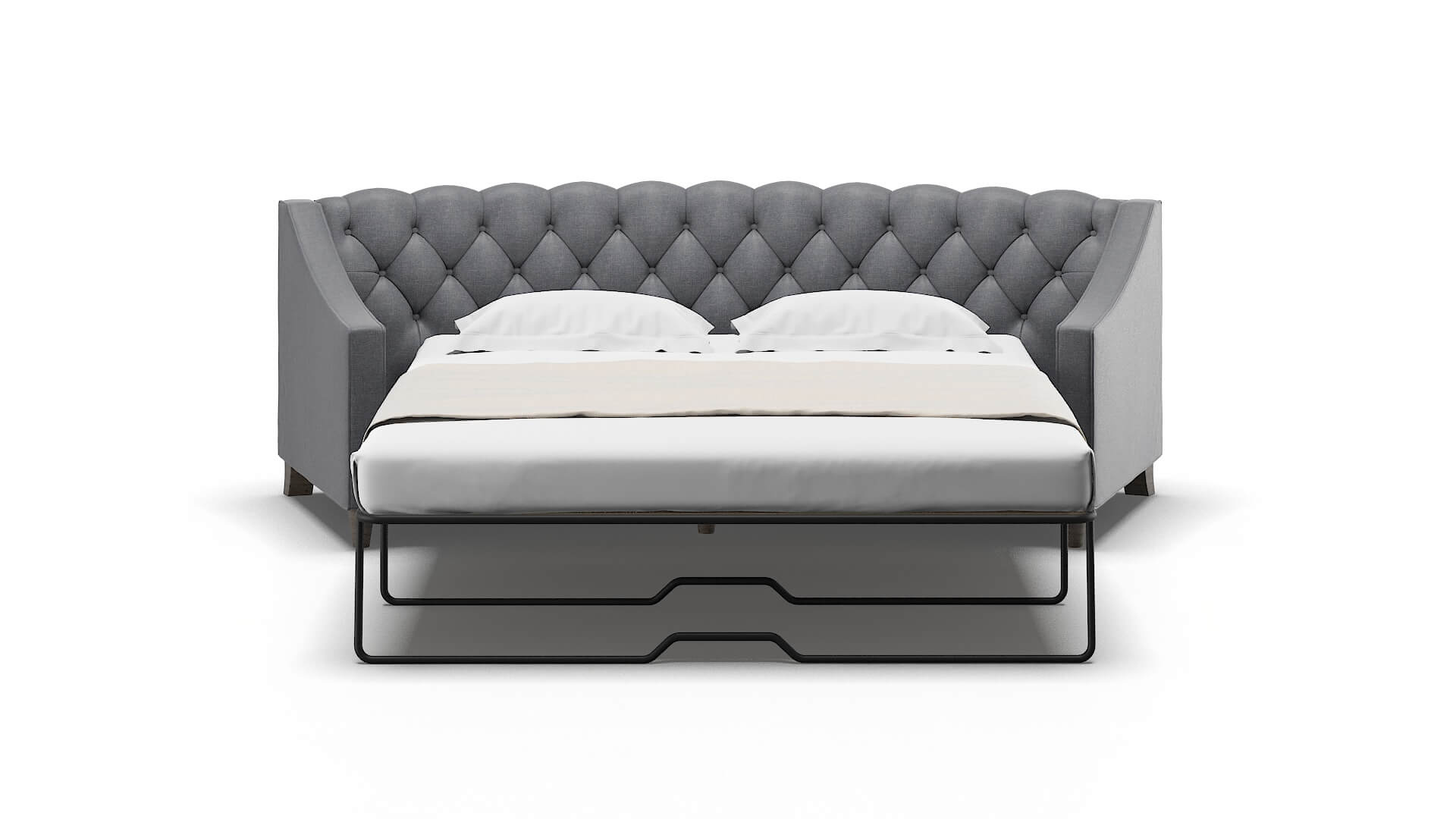 Manchester Notion Graphite Sofa Sleeper Espresso legs 1