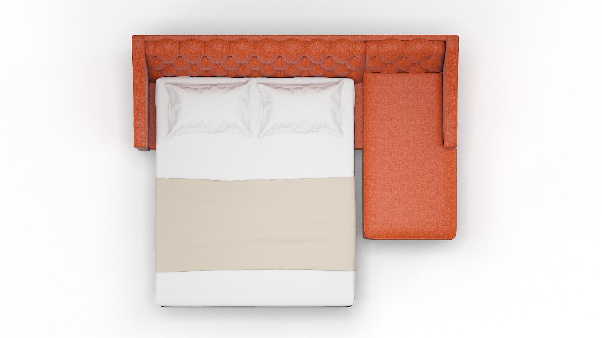 Manchester Notion Tang Panel Sleeper Espresso legs 3