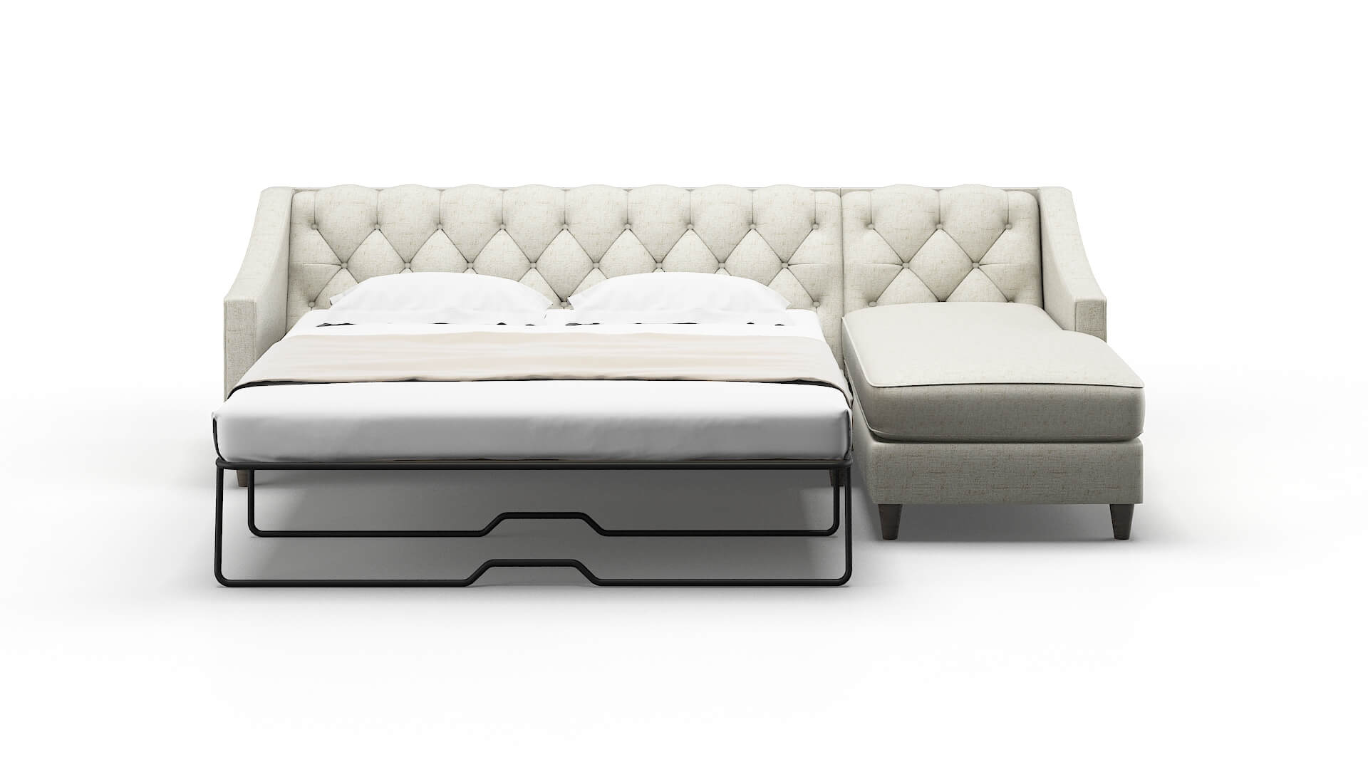 Manchester Oceanside Birch Panel Sleeper Espresso legs 1