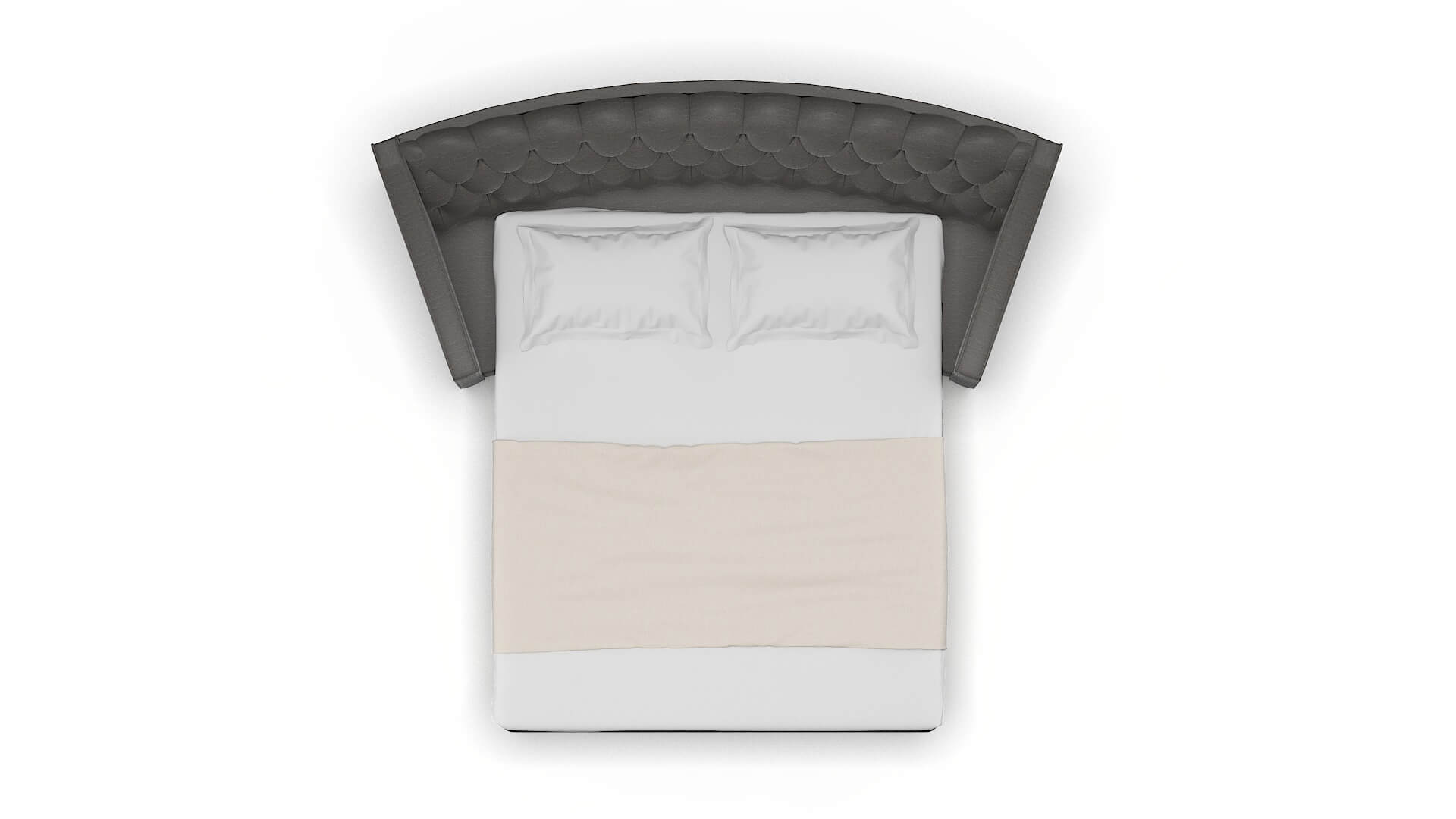 Manchester Oscar Grey Sofa Sleeper Espresso legs 3