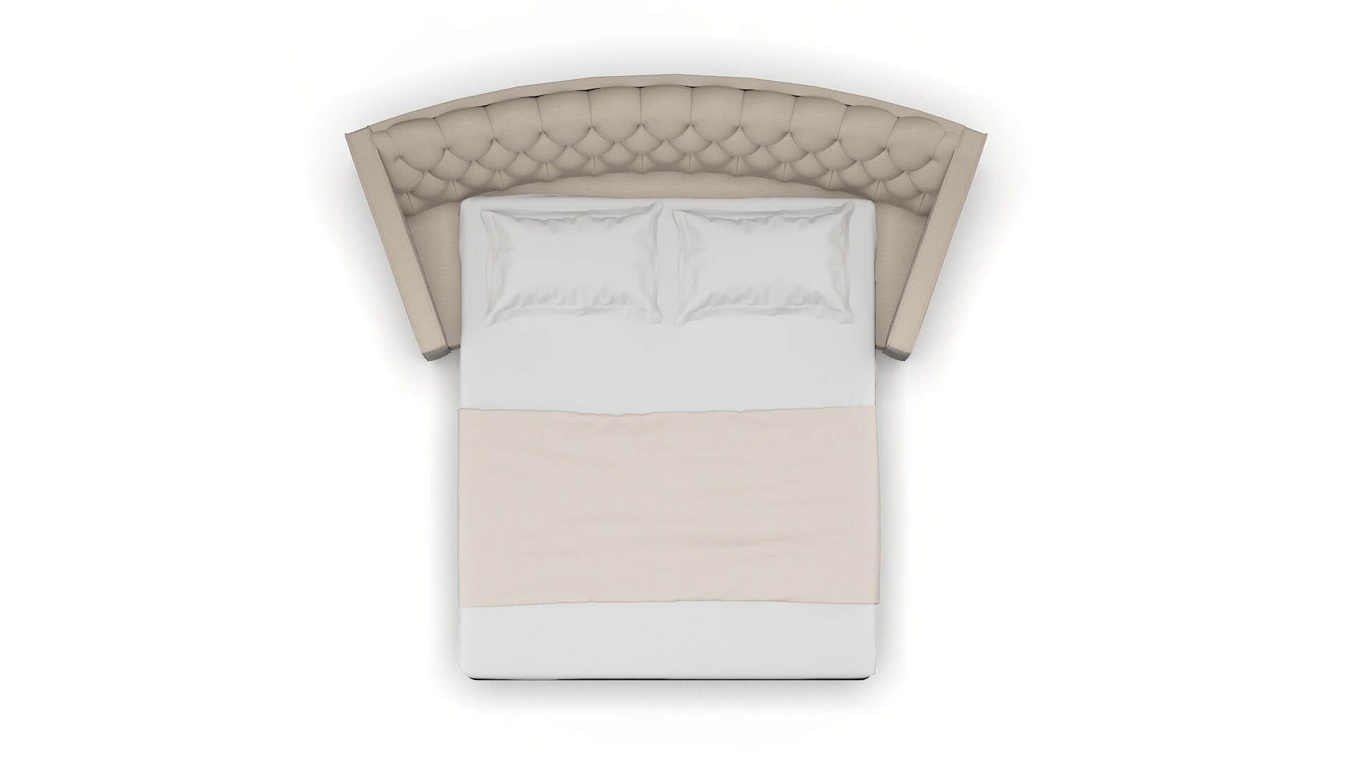 Manchester Oscar Linen Sofa Sleeper Espresso legs 3