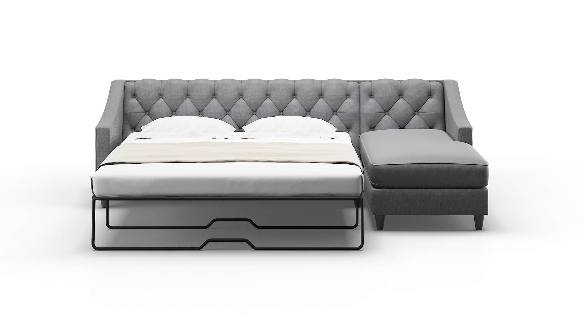 Manchester Parker Ash Panel Sleeper Espresso legs 1