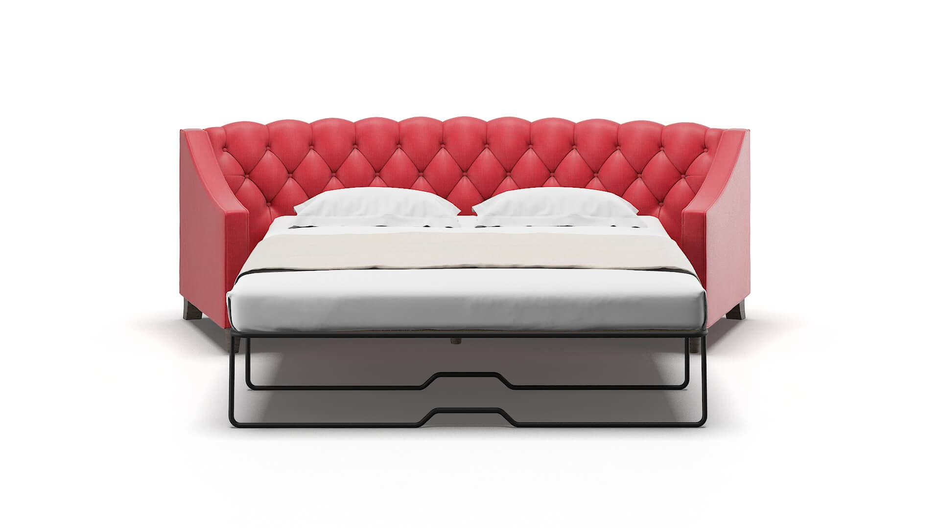 Manchester Pauline Ruby Sofa Sleeper Espresso legs 1